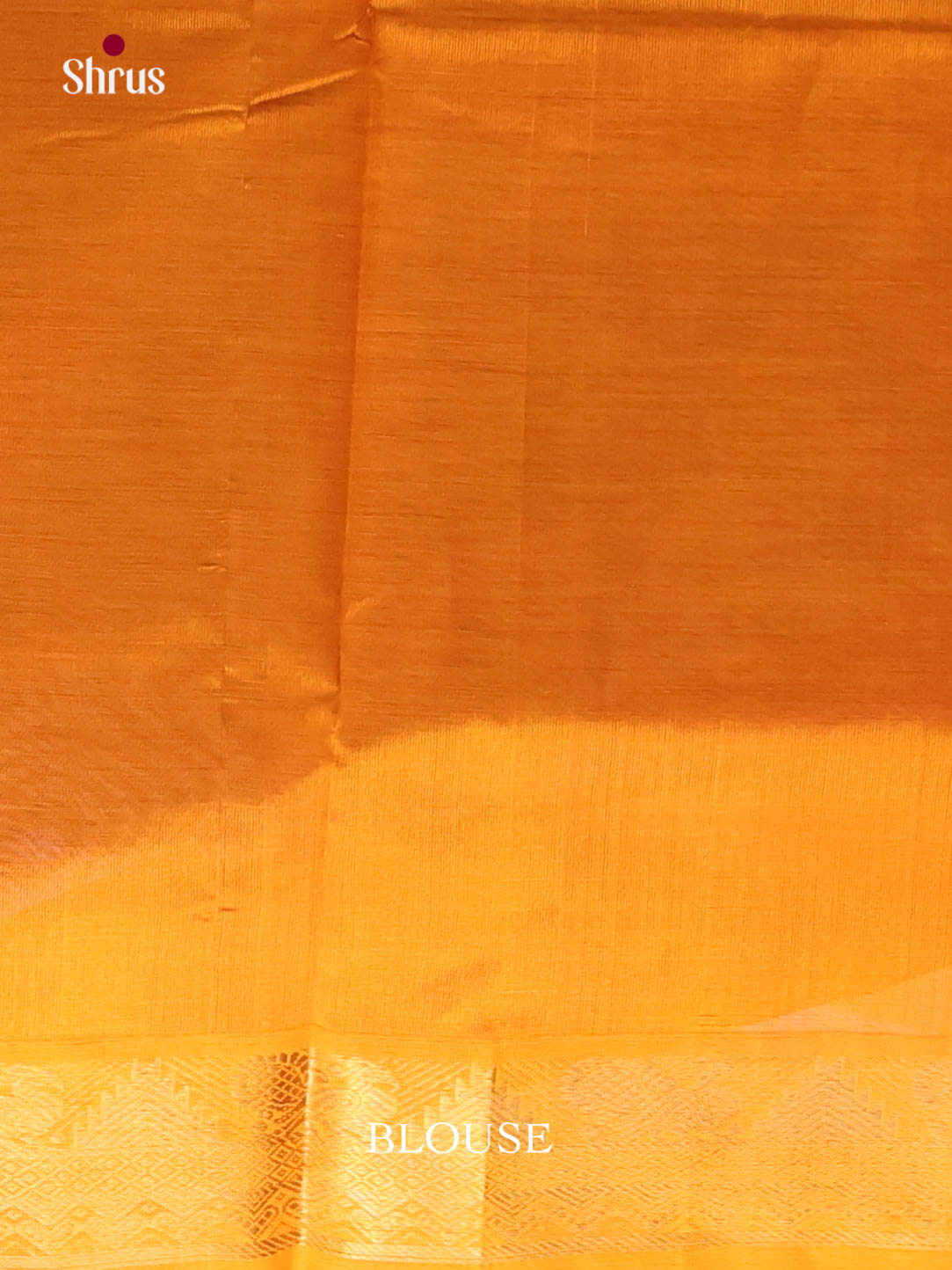Charming Purple Silk Cotton Saree With Golden Buttas & Orange Zari Woven Border 1