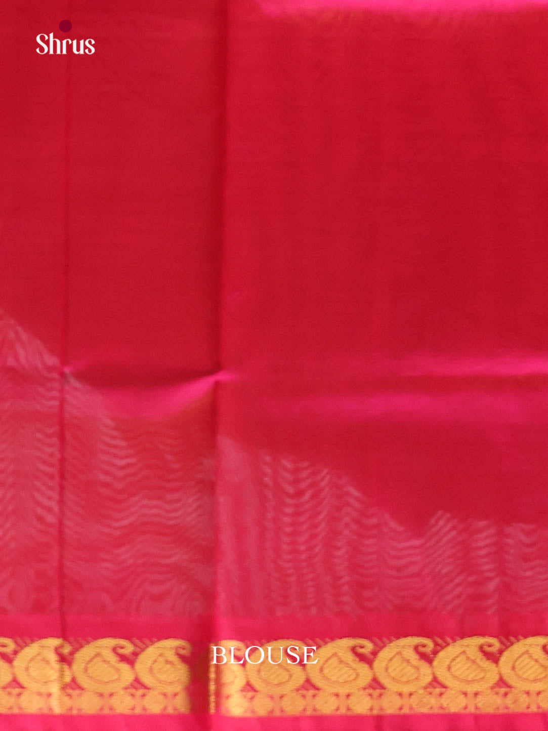 Luminous Yellow Silk Cotton Saree with Plain Border & Pink Zari Border 1