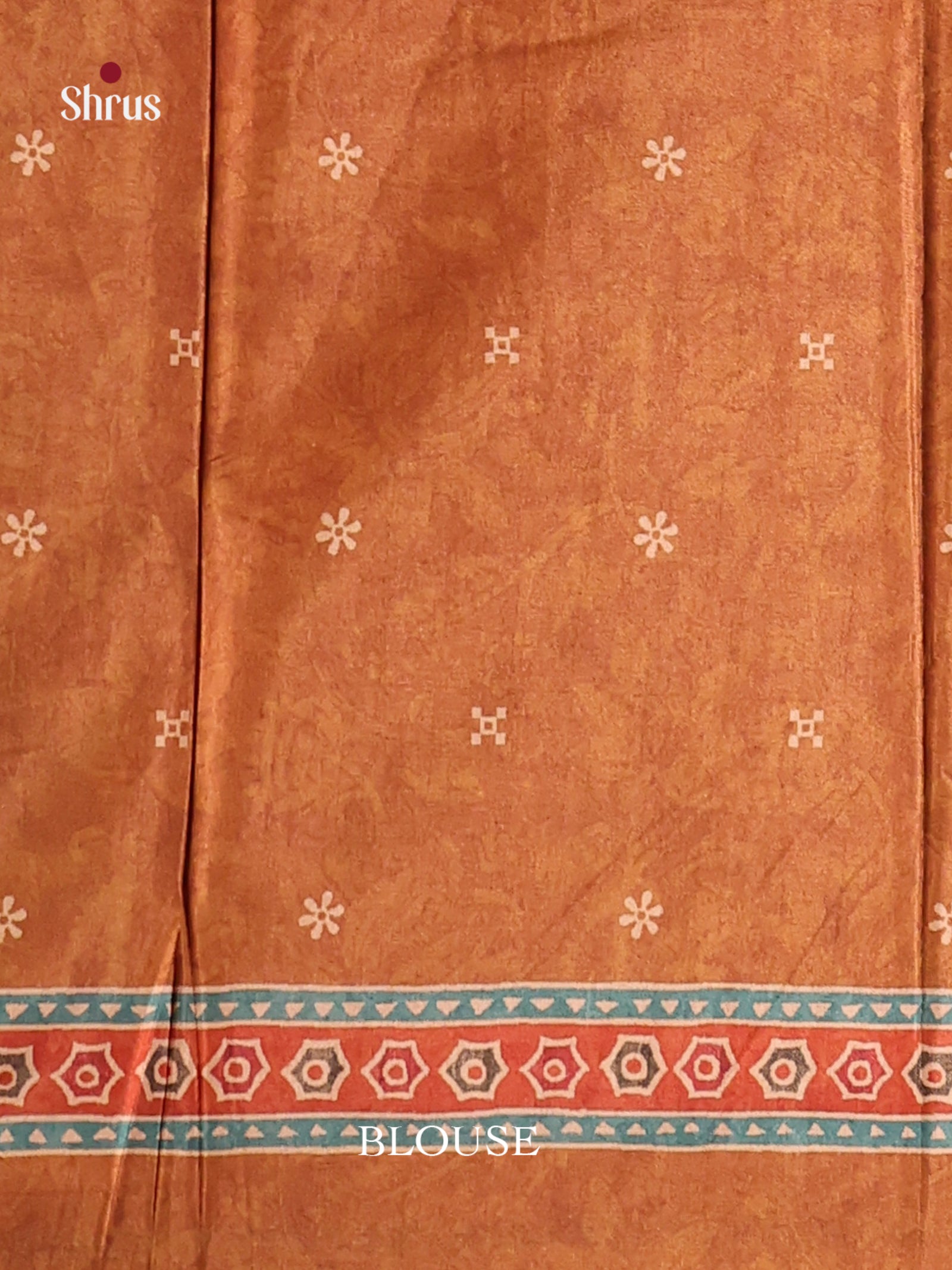 Grey & Brown- Semi Crepe Saree - Shop on Shrus.com
