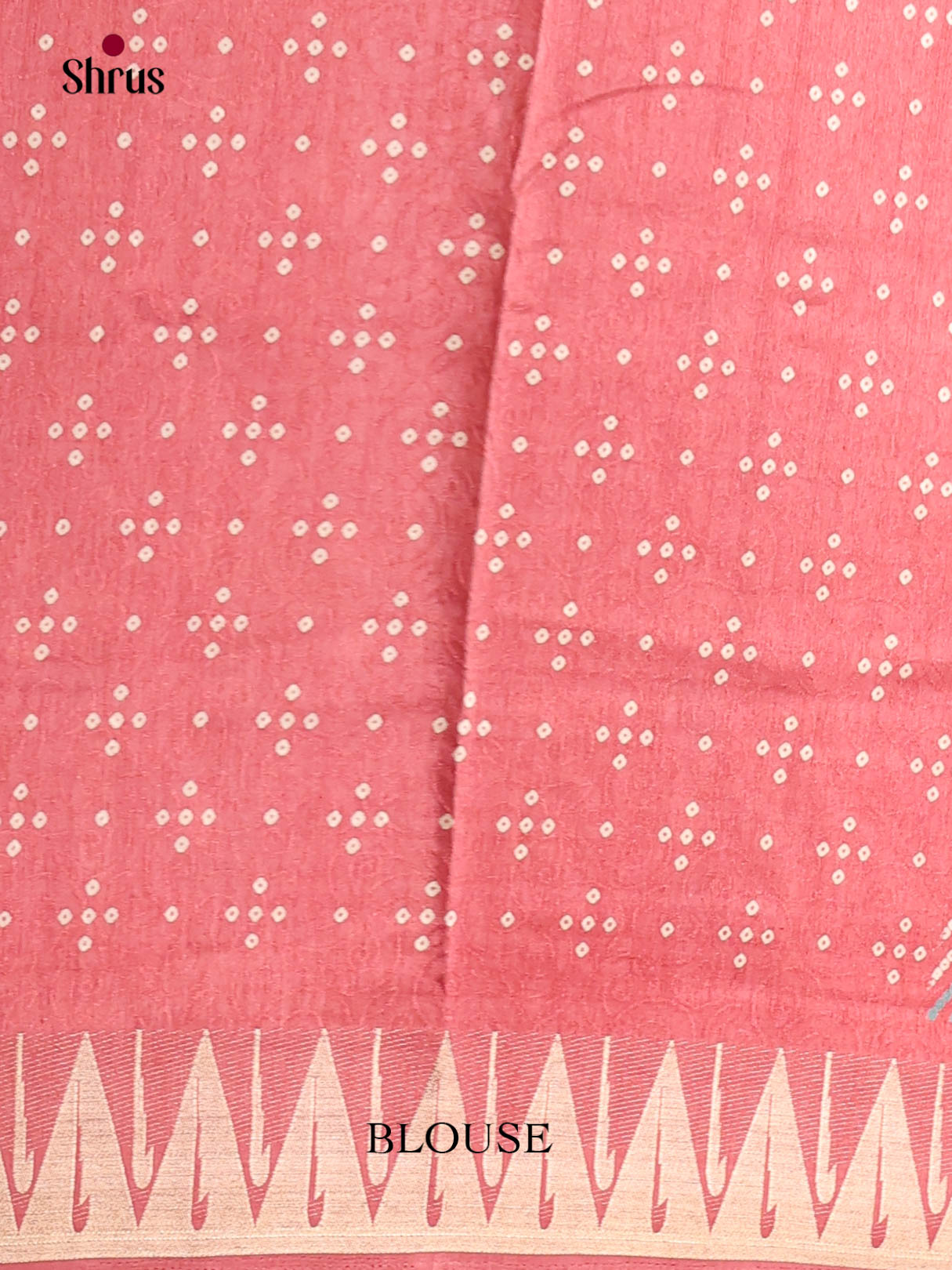 DIS11166 - Semi Ikkat Print Saree - Shop on Shrus.com