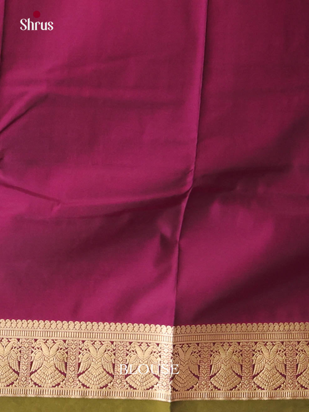 Green & Purple - Softsilk-halfpure Saree - Shop on Shrus.com