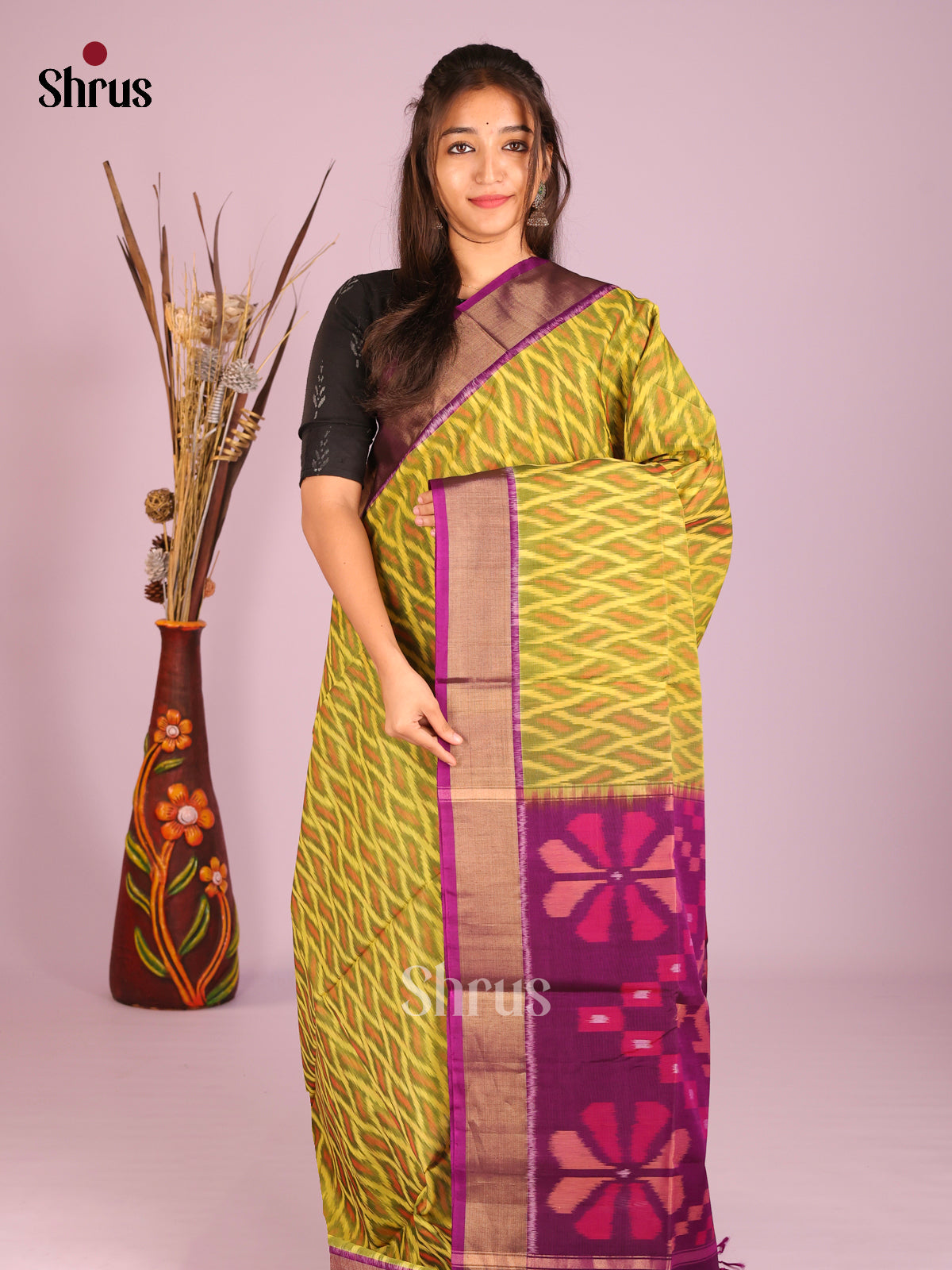 DIS11407 - Pochampally sico Saree - Shop on Shrus.com