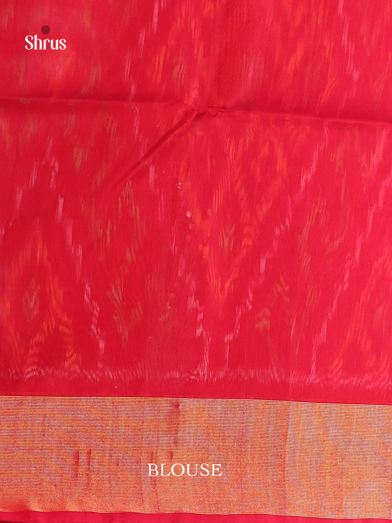 Enchanting Olive Green Pochampally Silk Cotton Saree & Red Zari Border