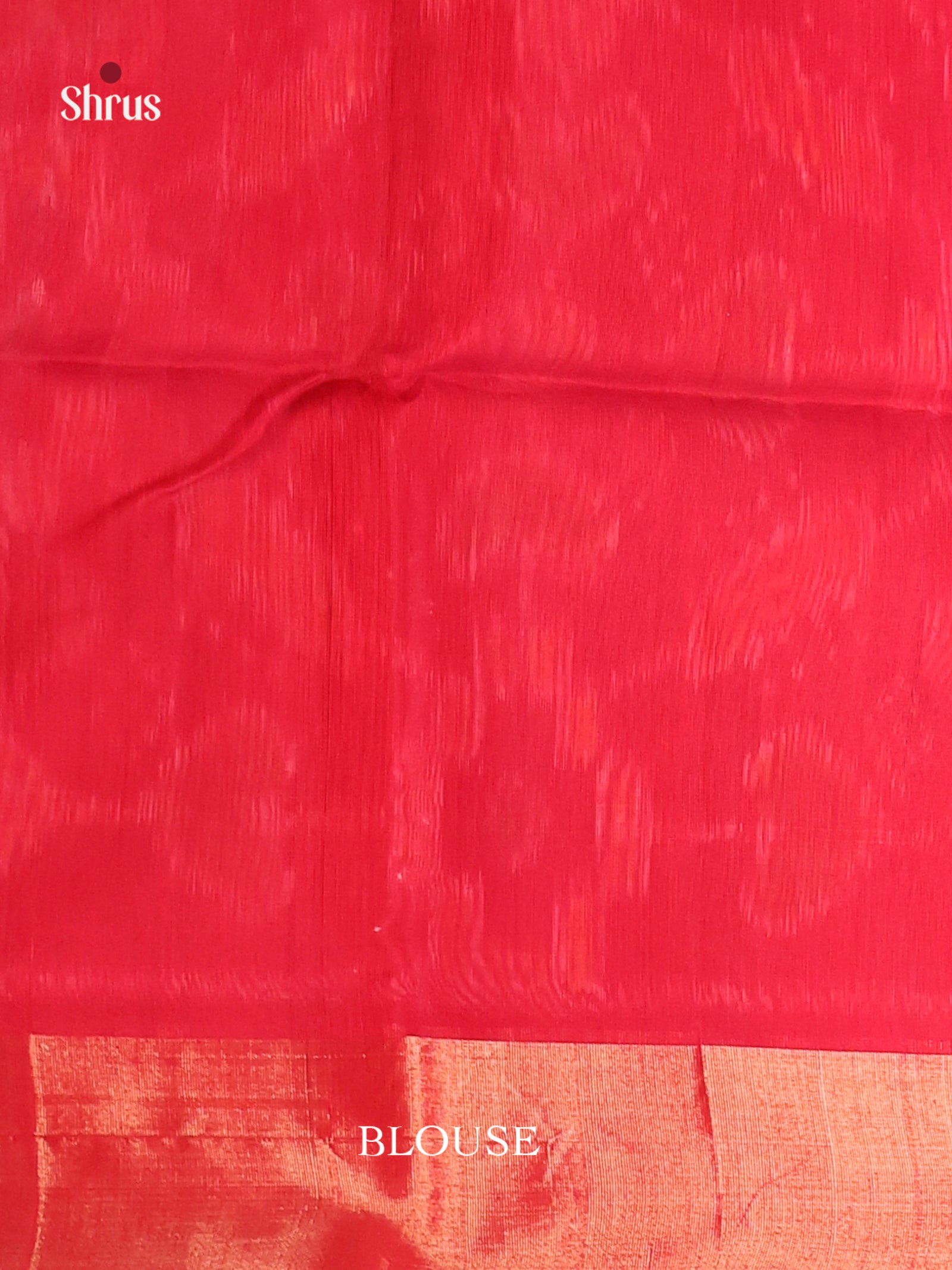 Elegant Dark Green Pochampally Silk Cotton Saree & Orangish Red Ikkat Pallu
