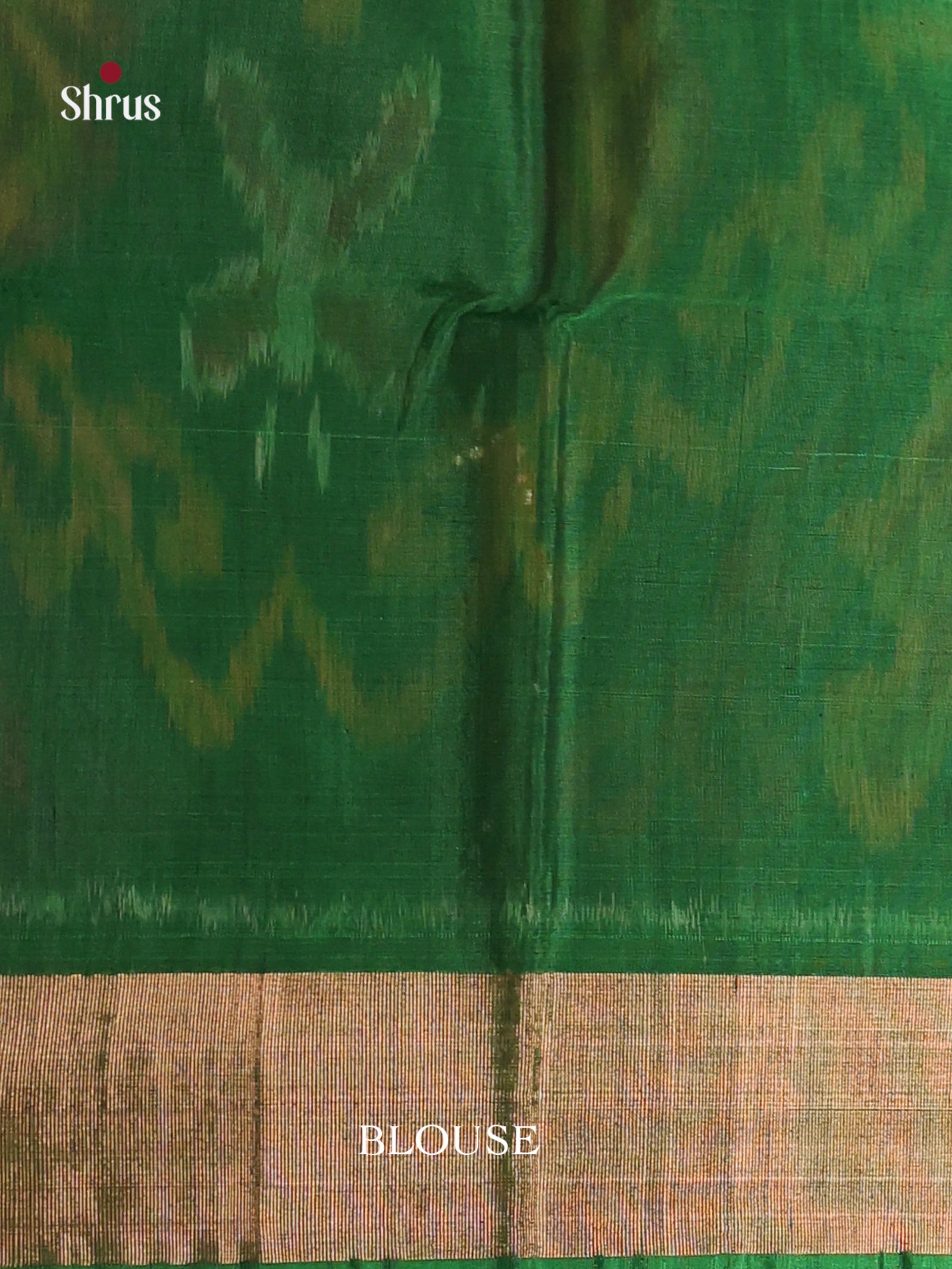 Yellow & Green - Pochampally sico Saree