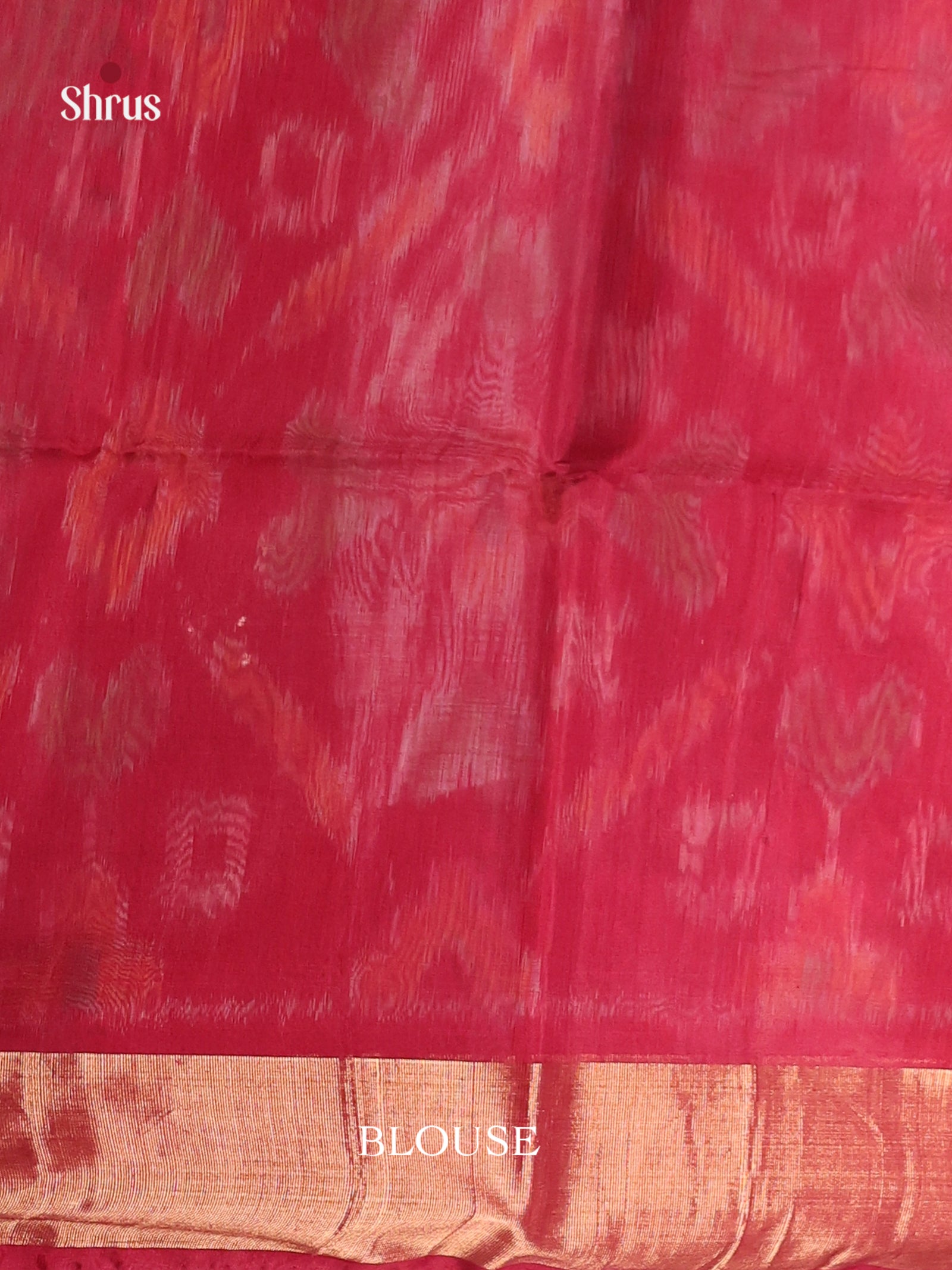 Glowing Mustard Pochampally Silk Saree With Zari Woven Maroon Border
