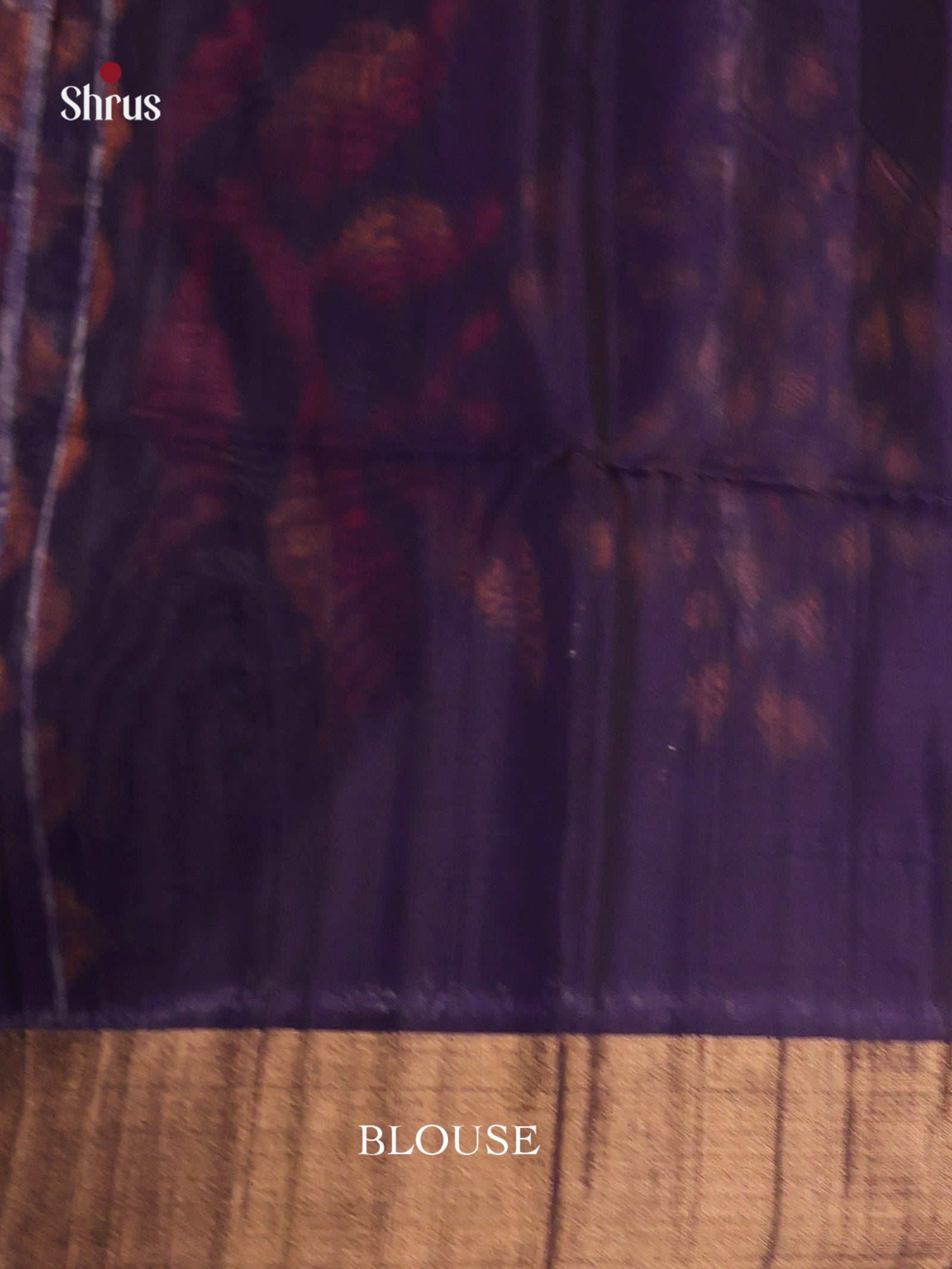 Sheeny Orange Silk Cotton Saree With Pochampally Weaves & Deep Navy Zari Border