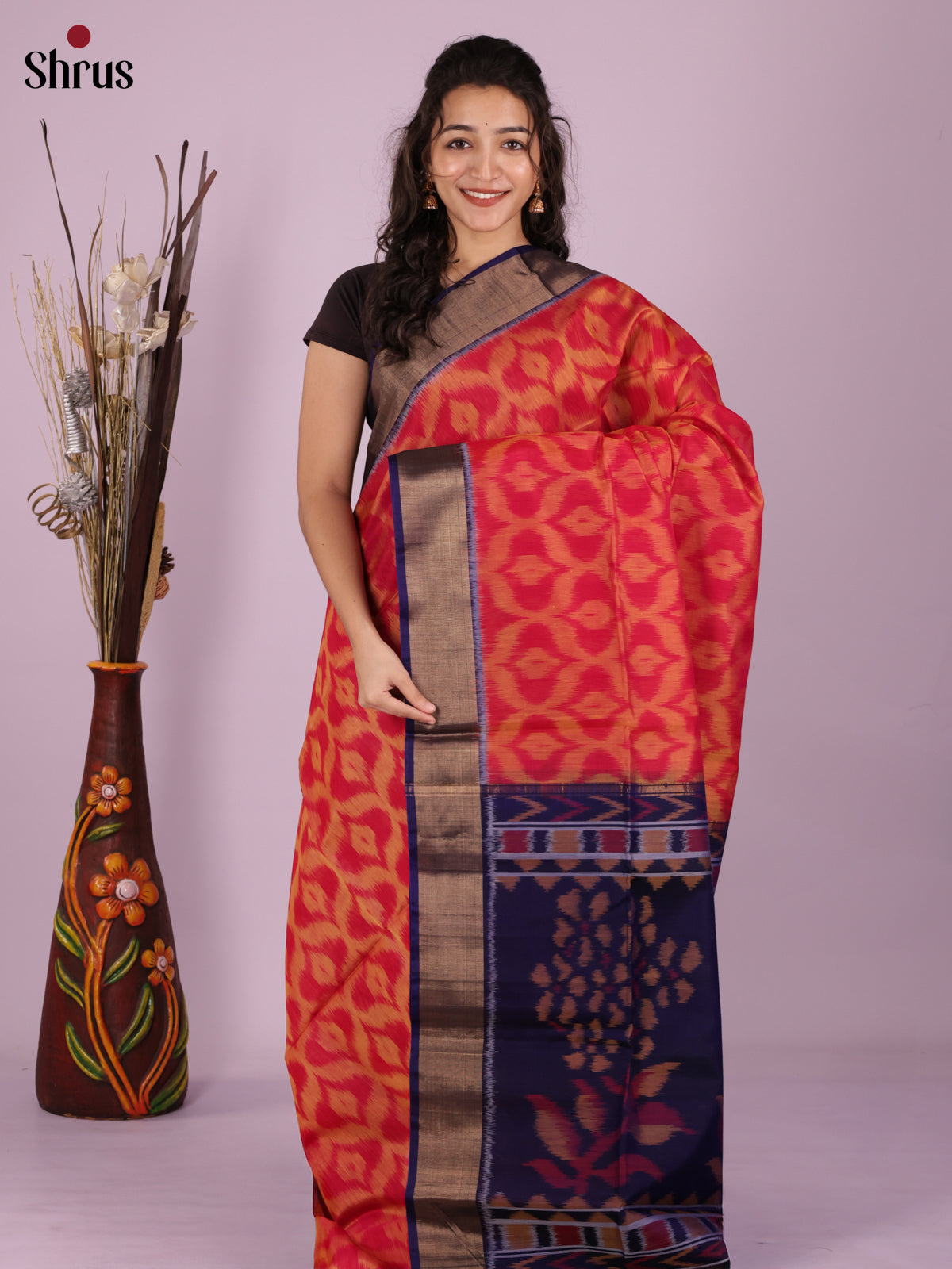 DIS11443 - Pochampally sico Saree - Shop on Shrus.com