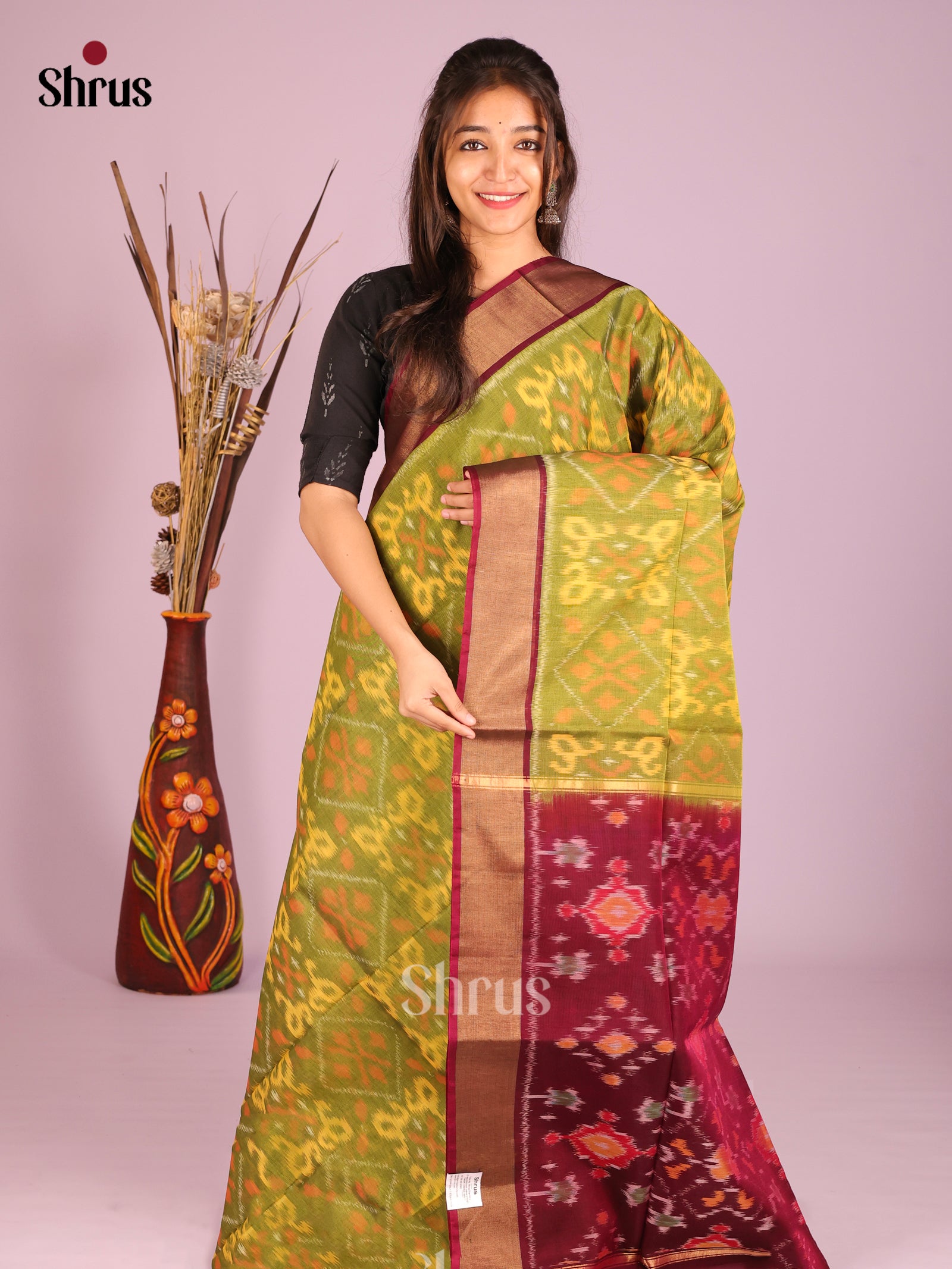 DIS11467 - Pochampally sico Saree - Shop on Shrus.com