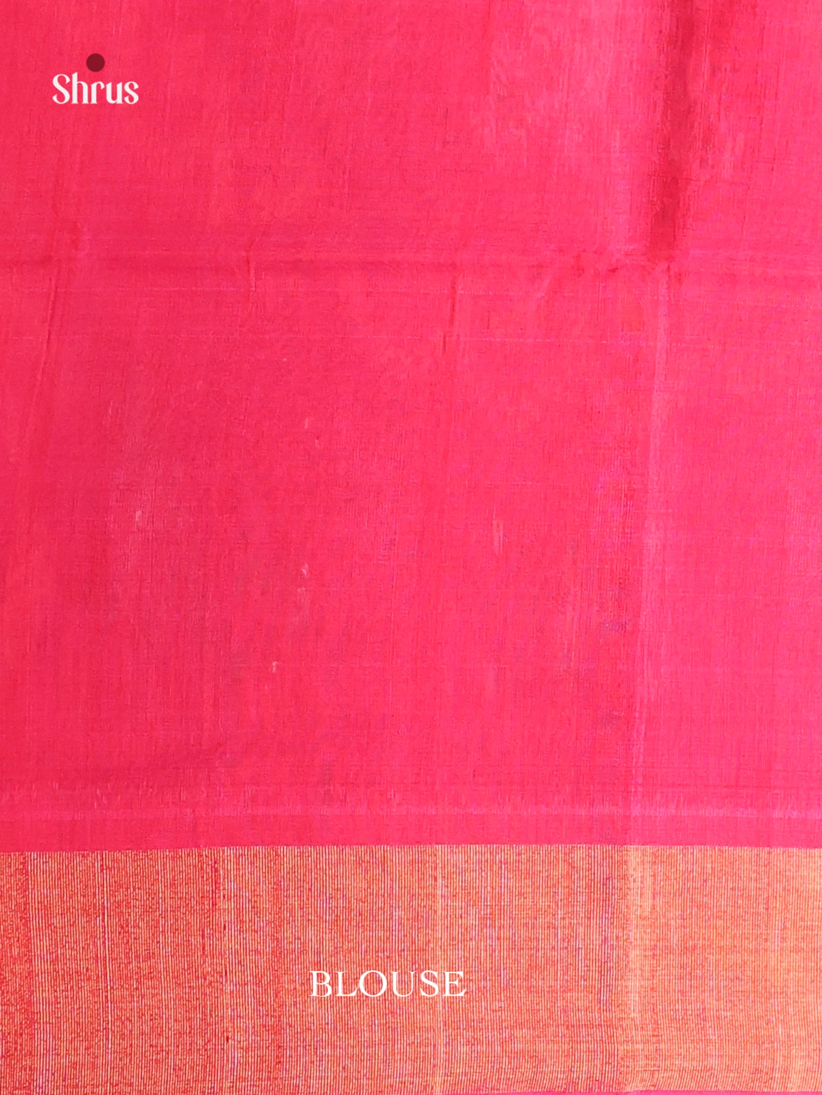 Serene Green Silk Cotton Saree With Pochampally Weave & fuchsia Pink Zari Border