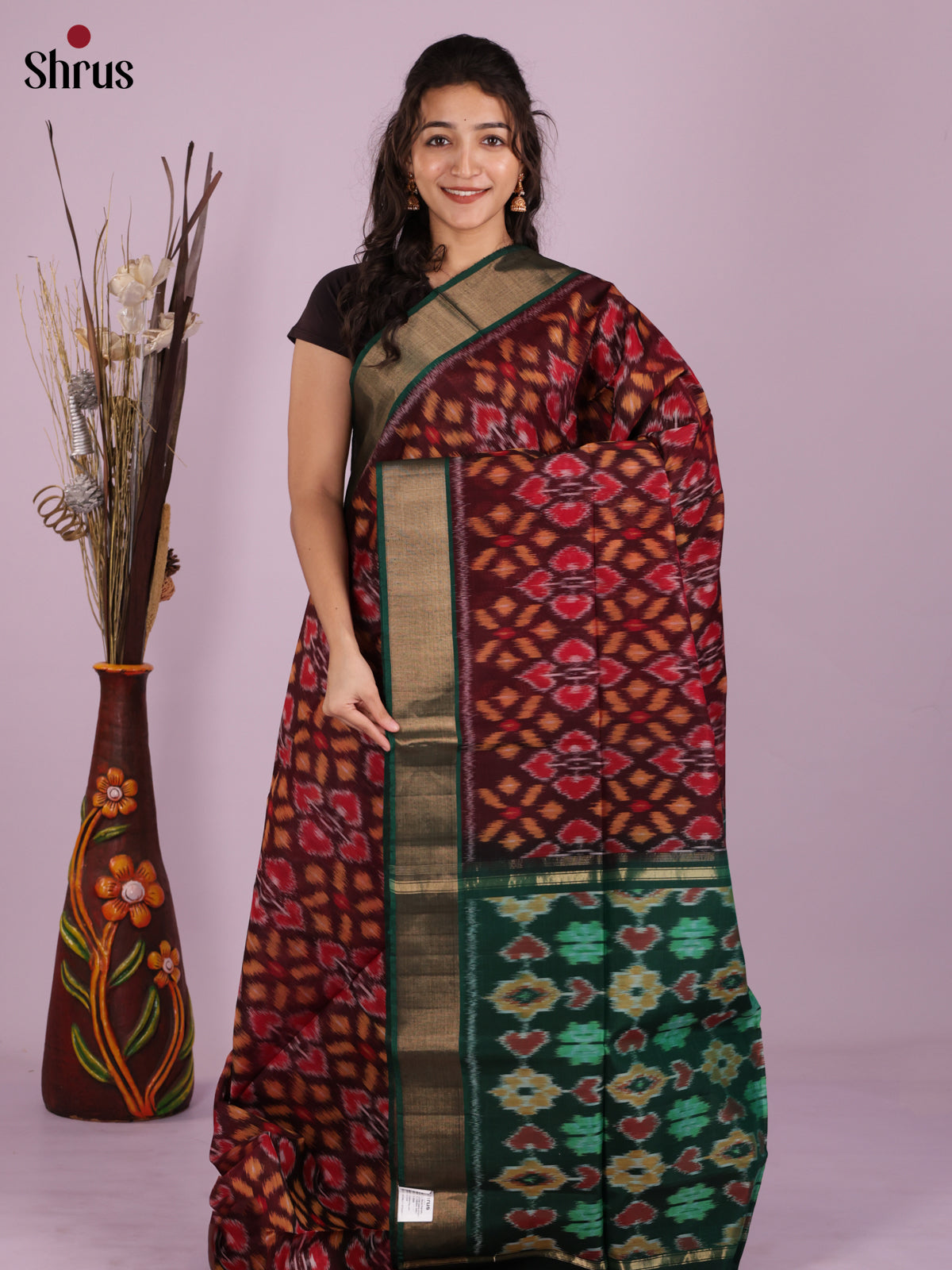 DIS11485 - Pochampally sico Saree - Shop on Shrus.com