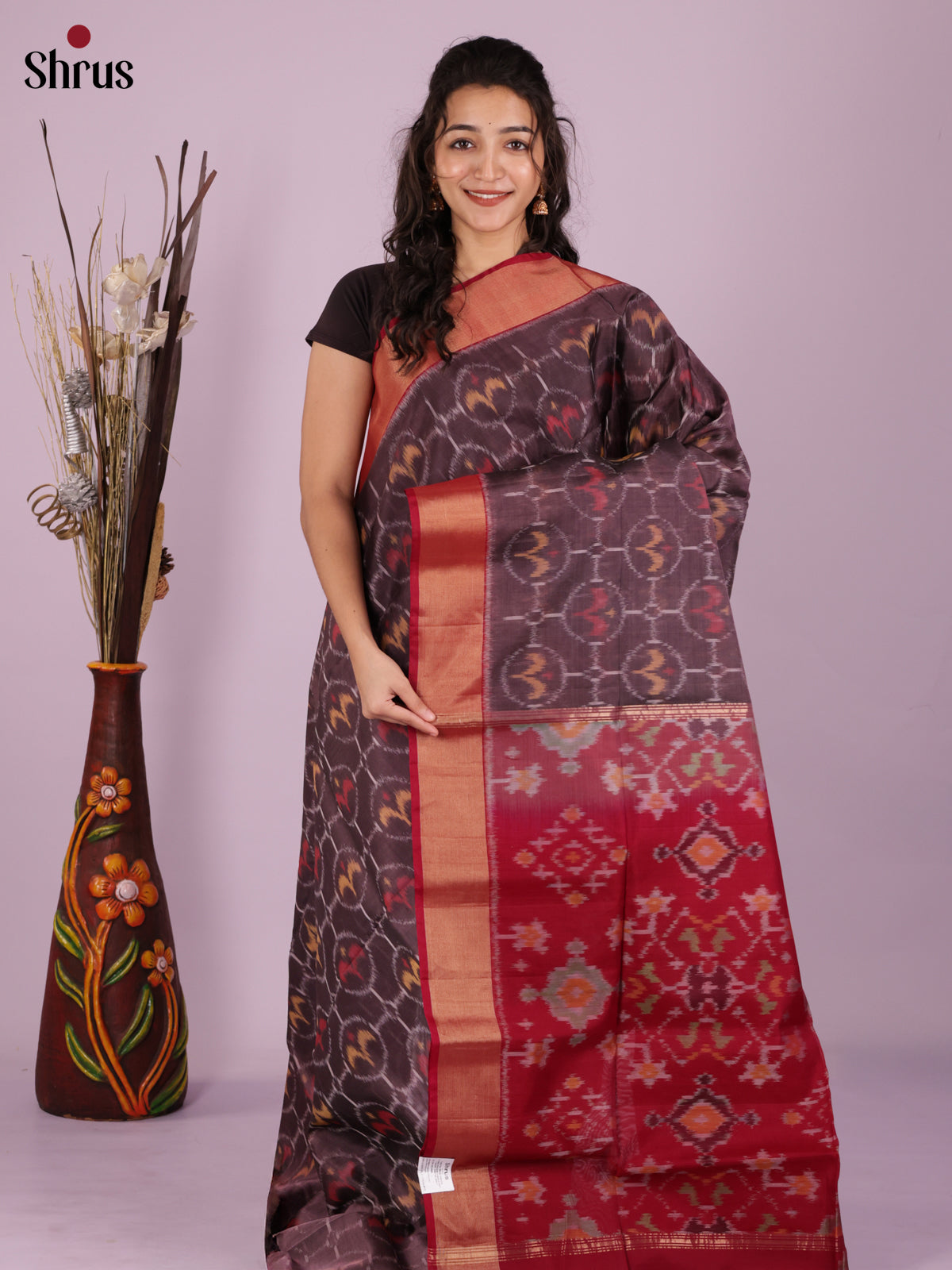 DIS11493 - Pochampally sico Saree - Shop on Shrus.com