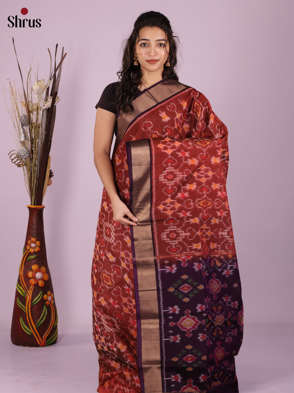 DIS11495 - Pochampally sico Saree - Shop on Shrus.com