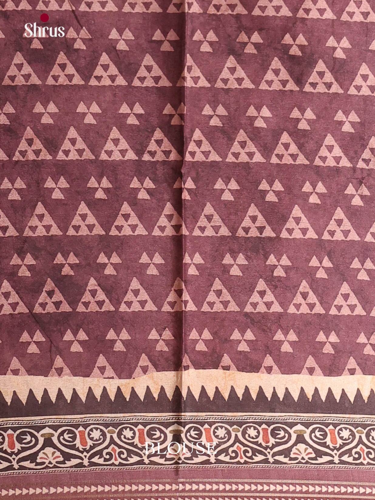 elegant Indigo Pochampally Saree In Silk Cotton With Maroon Printed Pallu