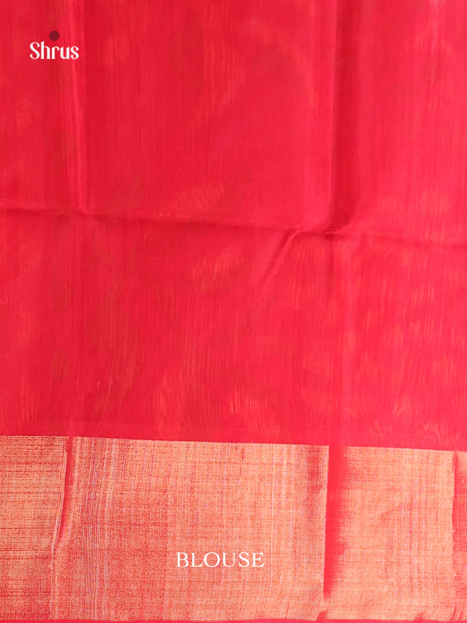 Blue & Red- Pochampally sico Saree
