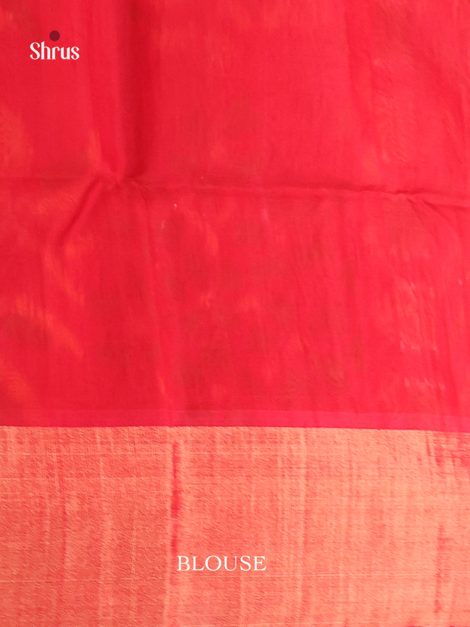 Elegant Dark Green Pochampally Silk Cotton Saree & Orangish Red Ikkat Pallu