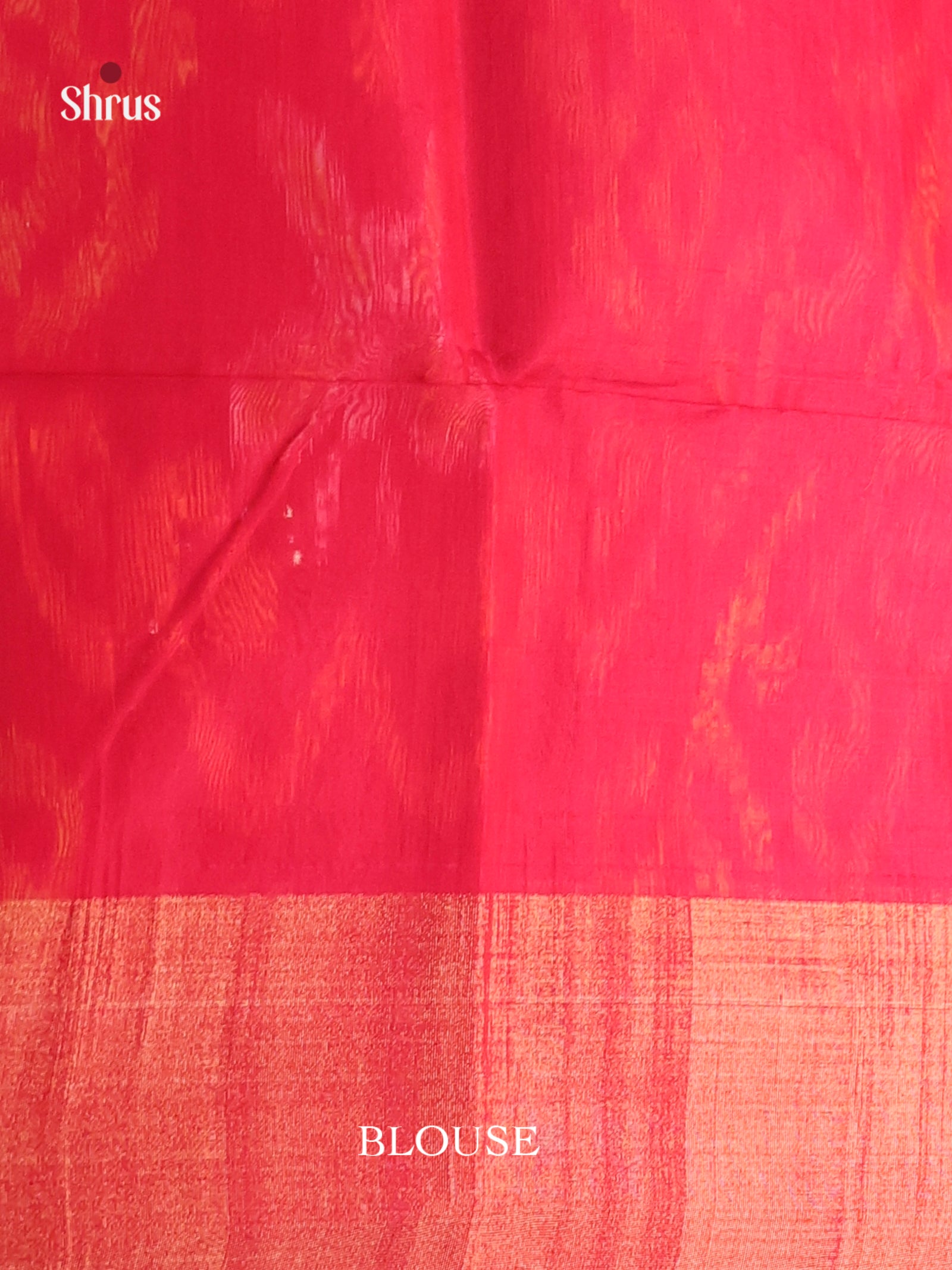 Vibrant Deep Green Pochampally Saree In Silk Cotton With Rani Pink Pallu