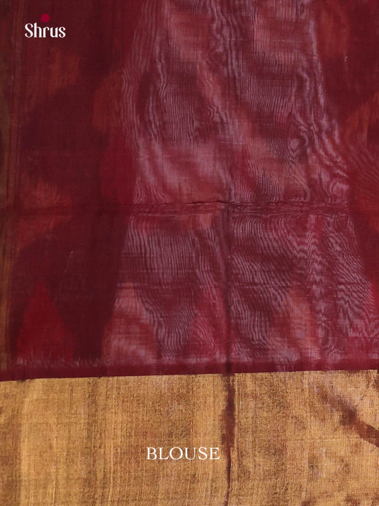 Light Green & Maroon - Pochampally sico Saree - Shop on Shrus.com