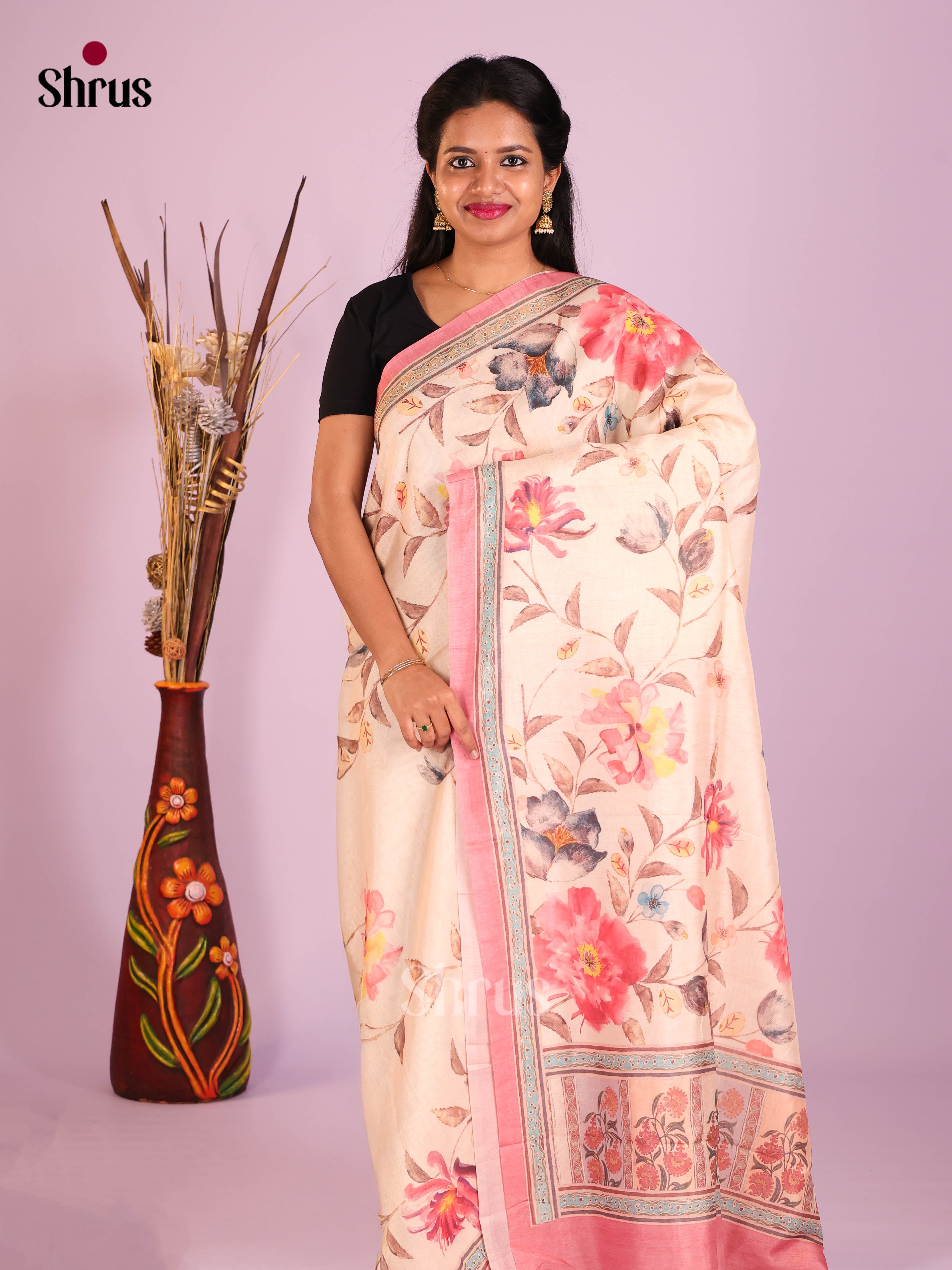 DIS11591 - Butter silk Saree