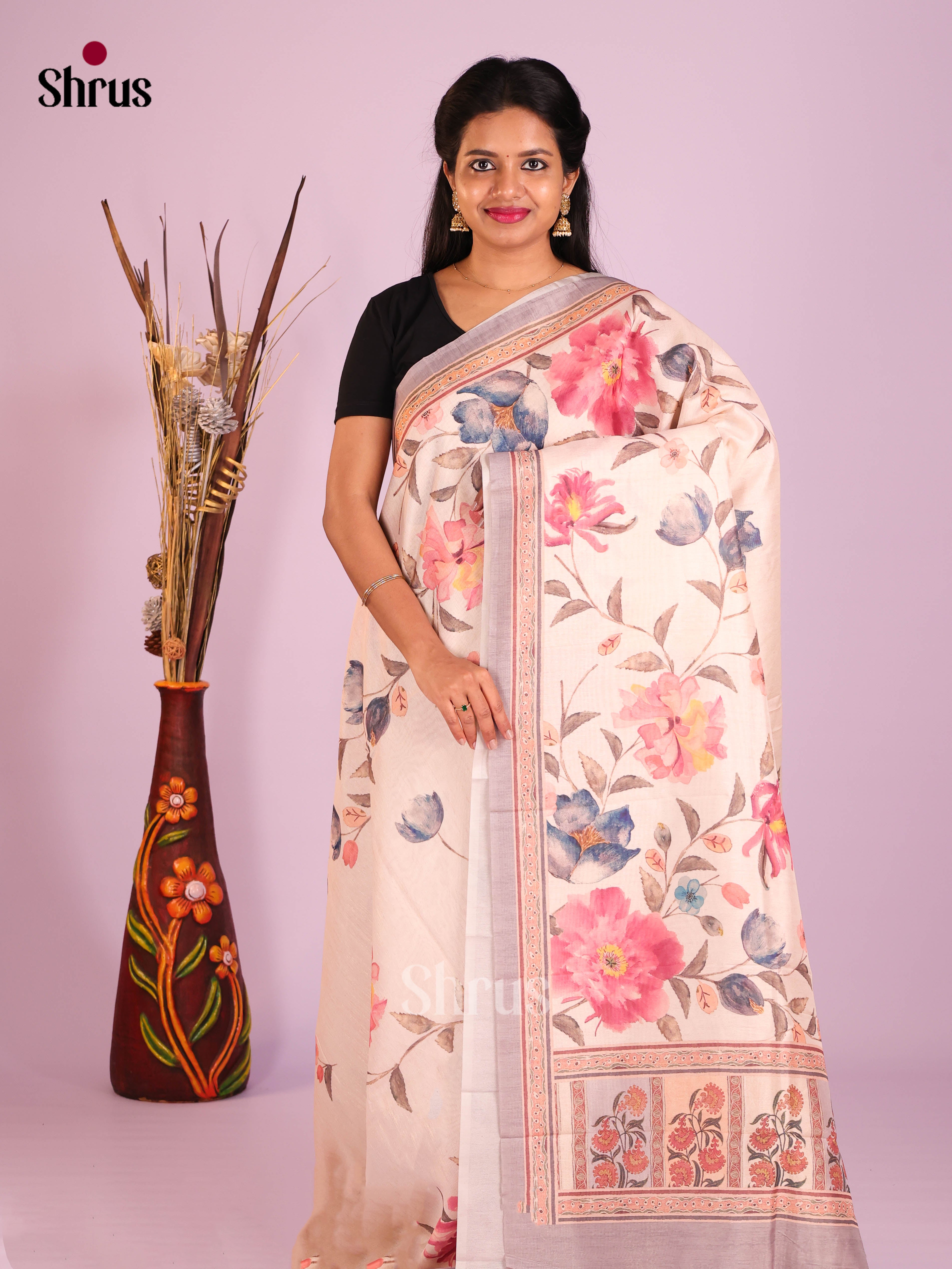 DIS11594 - Butter silk Saree