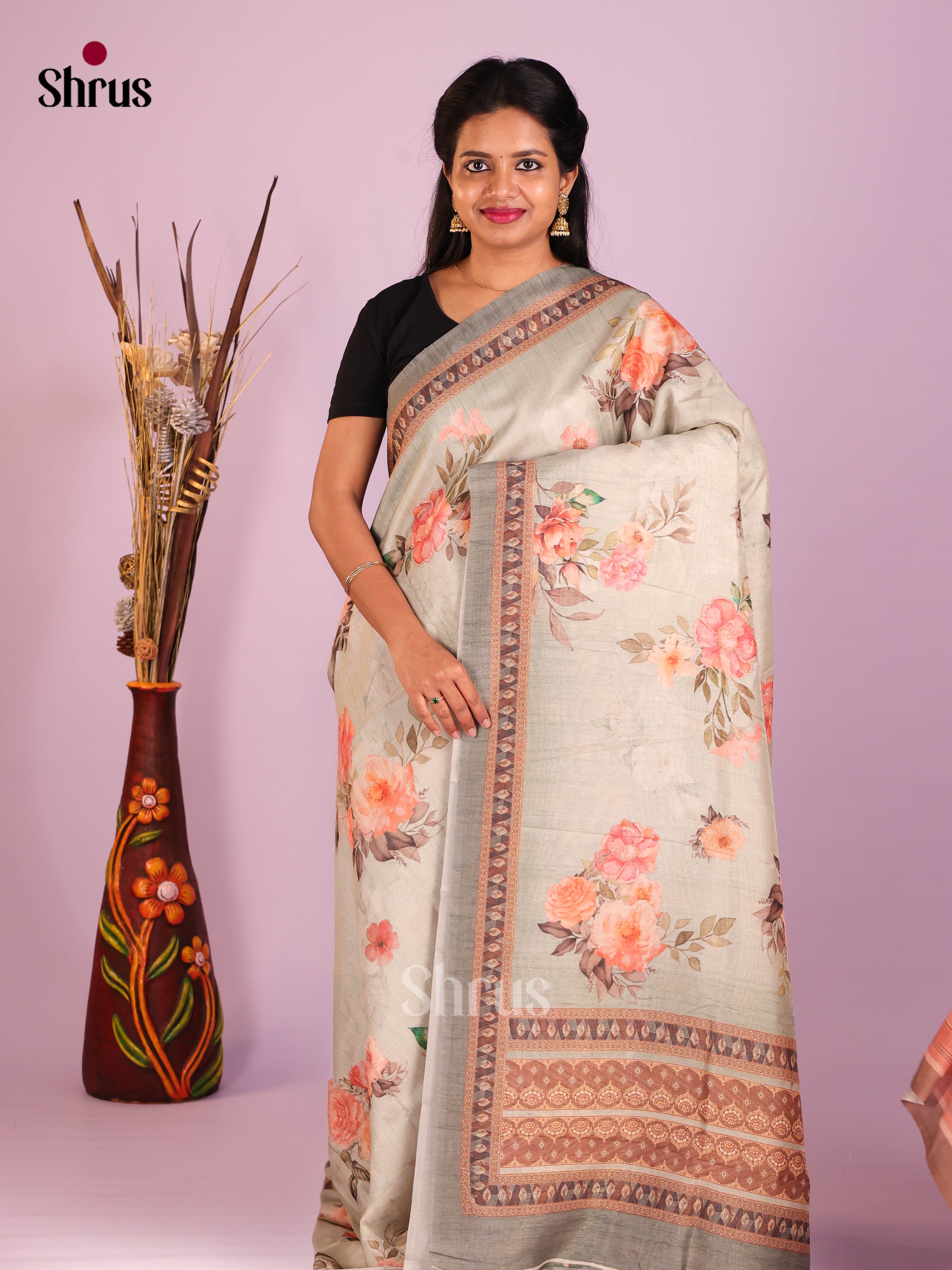 DIS11596 - Butter silk Saree