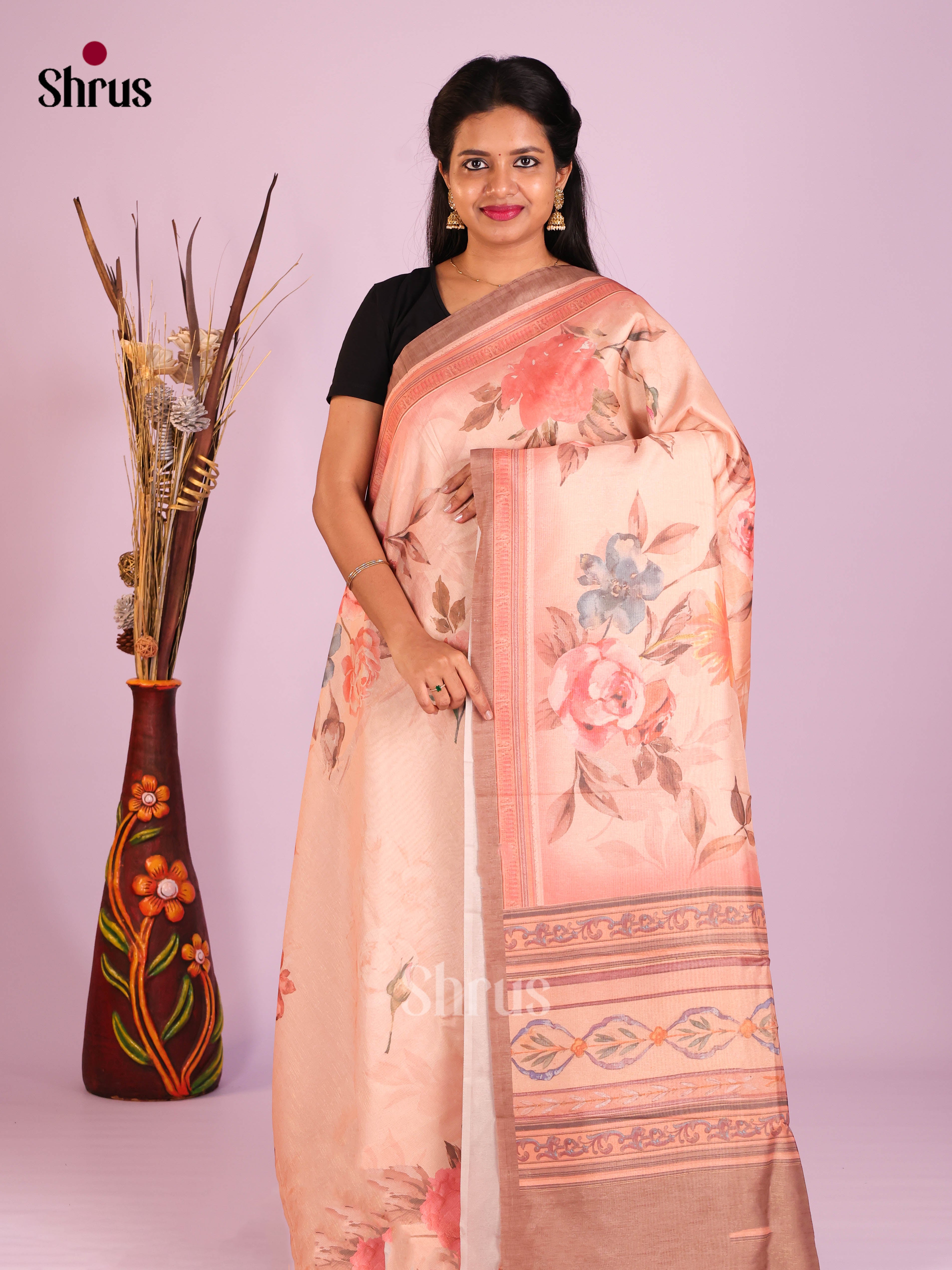DIS11602 - Butter silk Saree