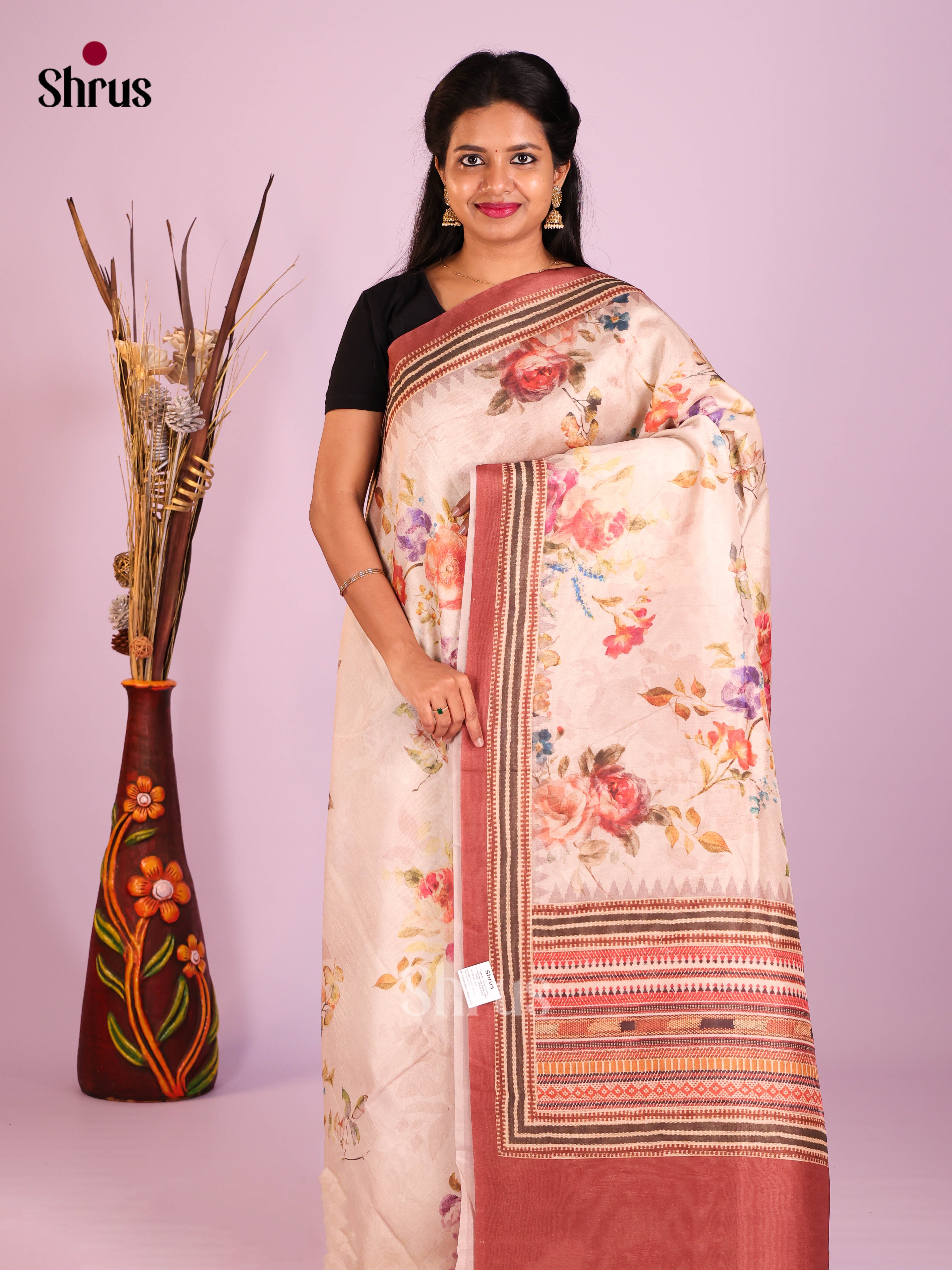 DIS11603 - Butter silk Saree