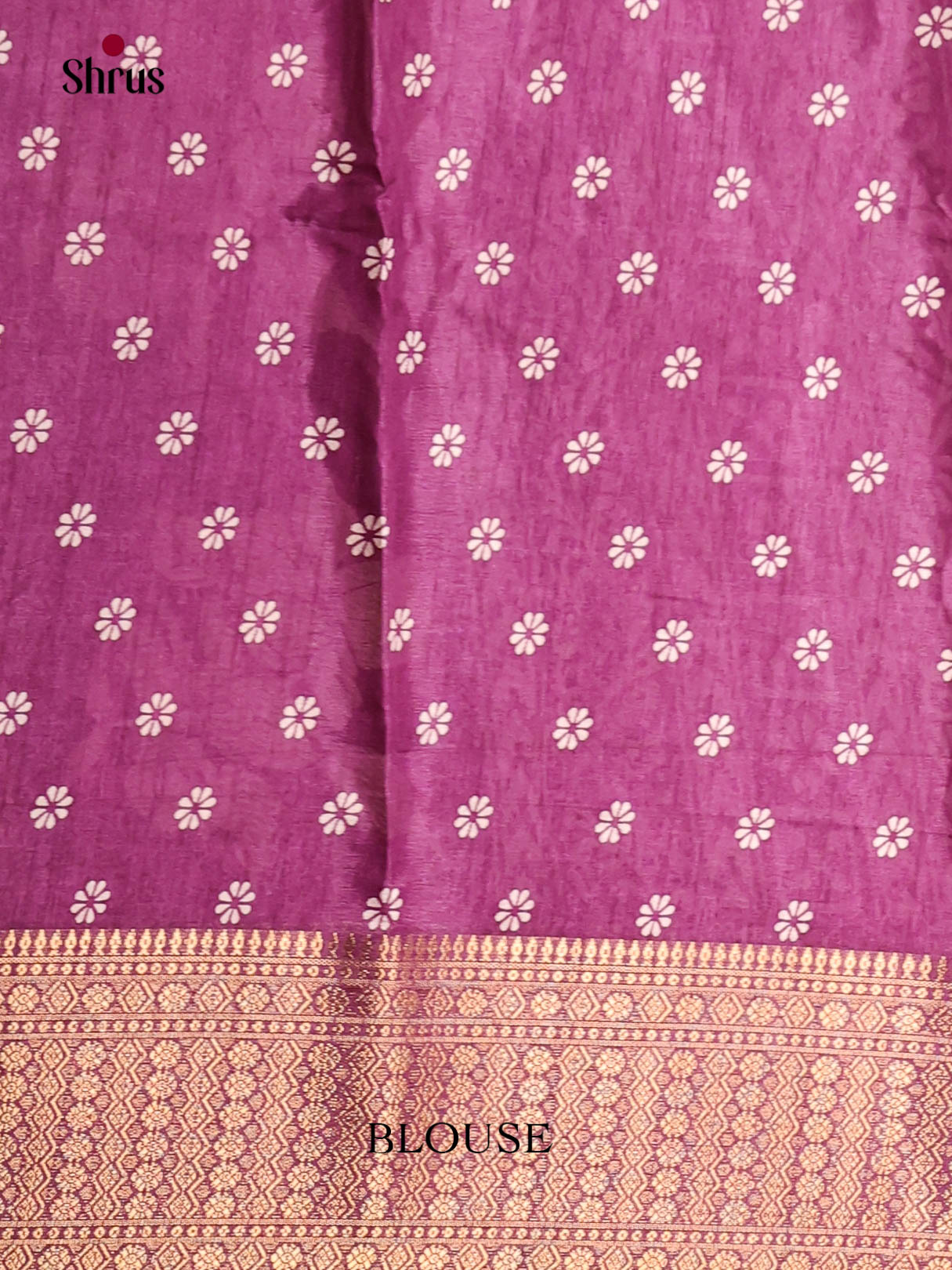 Purple - Semi Crepe Saree - Shop on Shrus.com