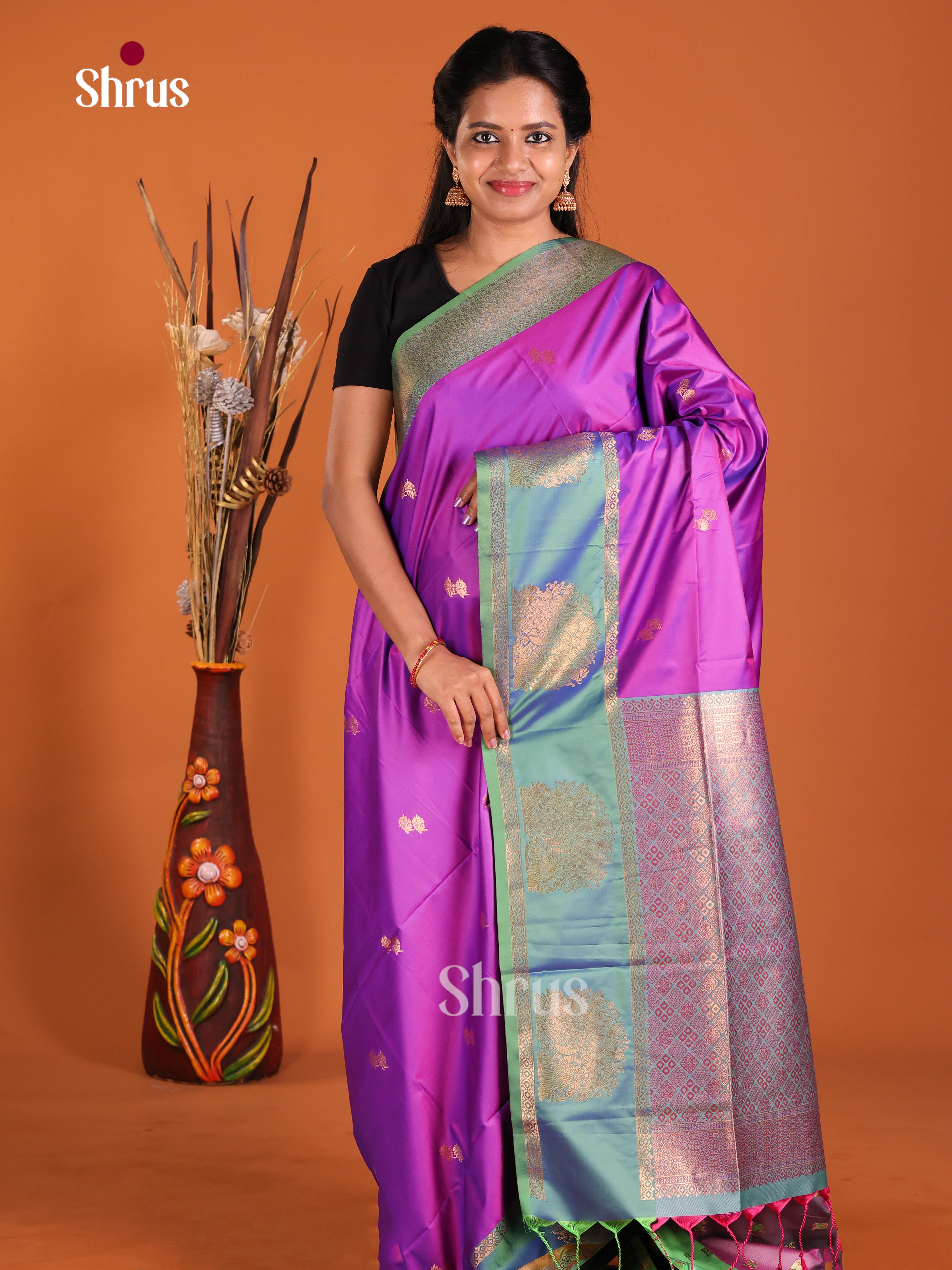 DIS12010 - Semi Softsilk Saree