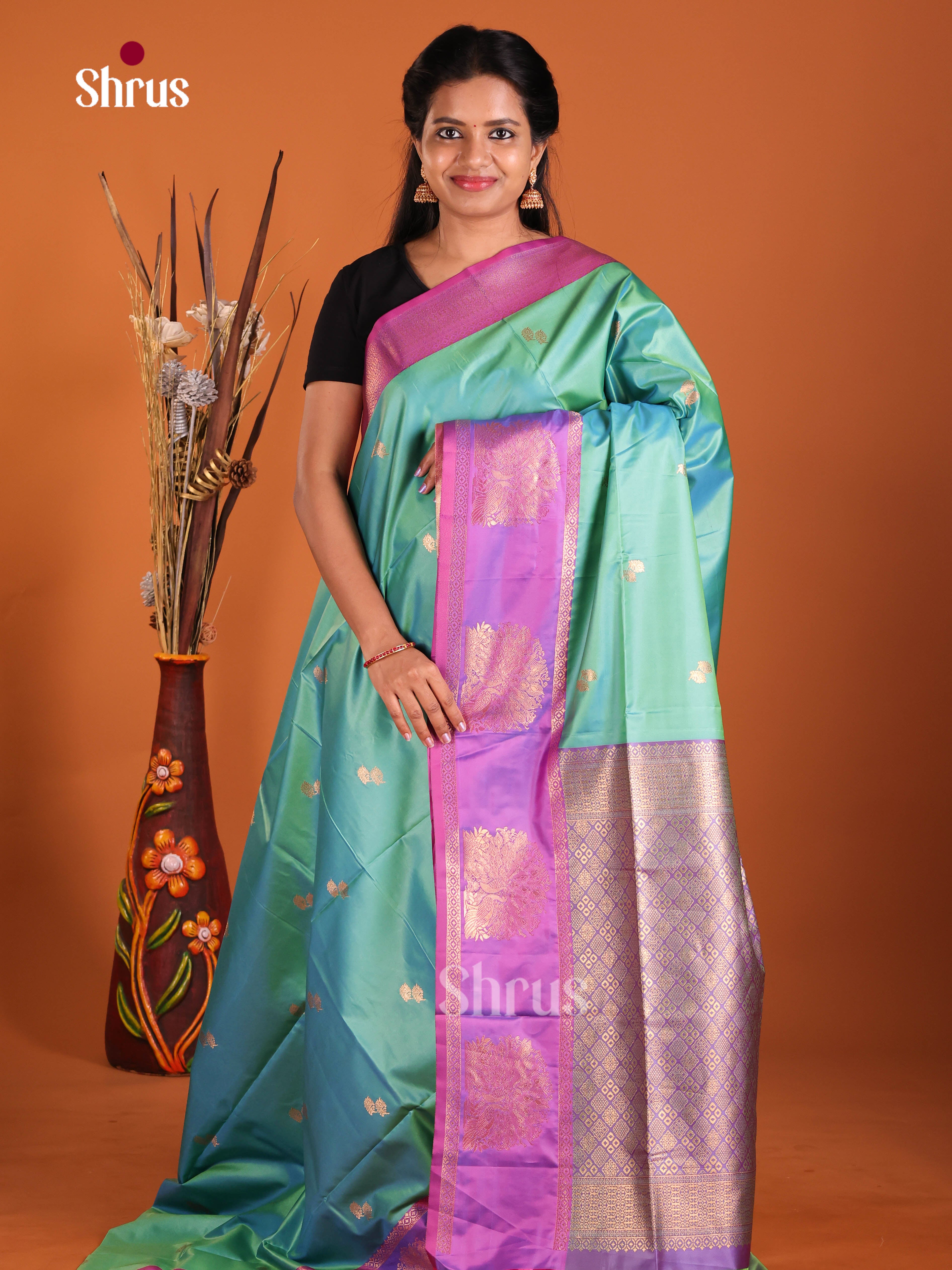 DIS12011 - Semi Softsilk Saree