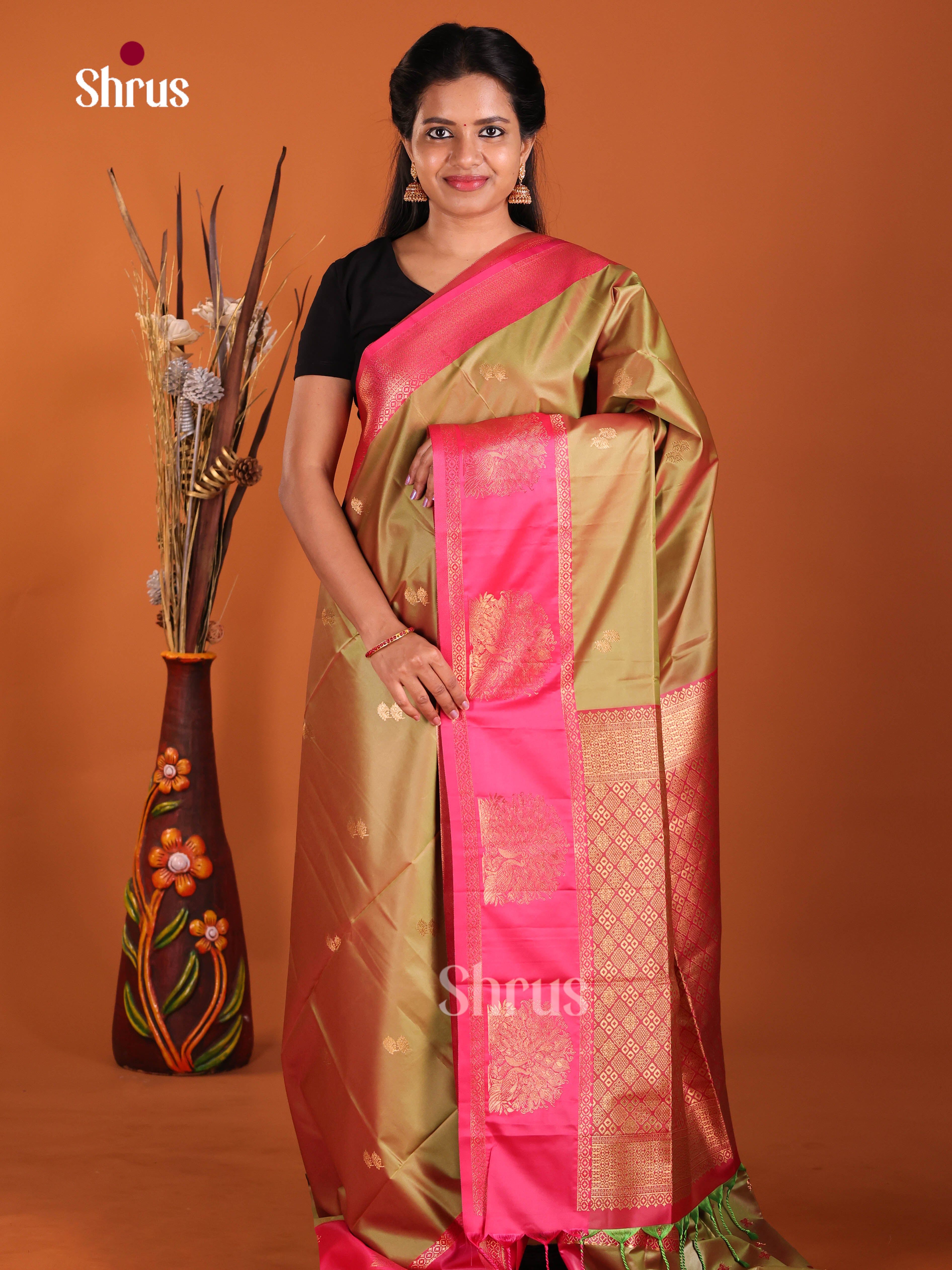 DIS12012 - Semi Softsilk Saree
