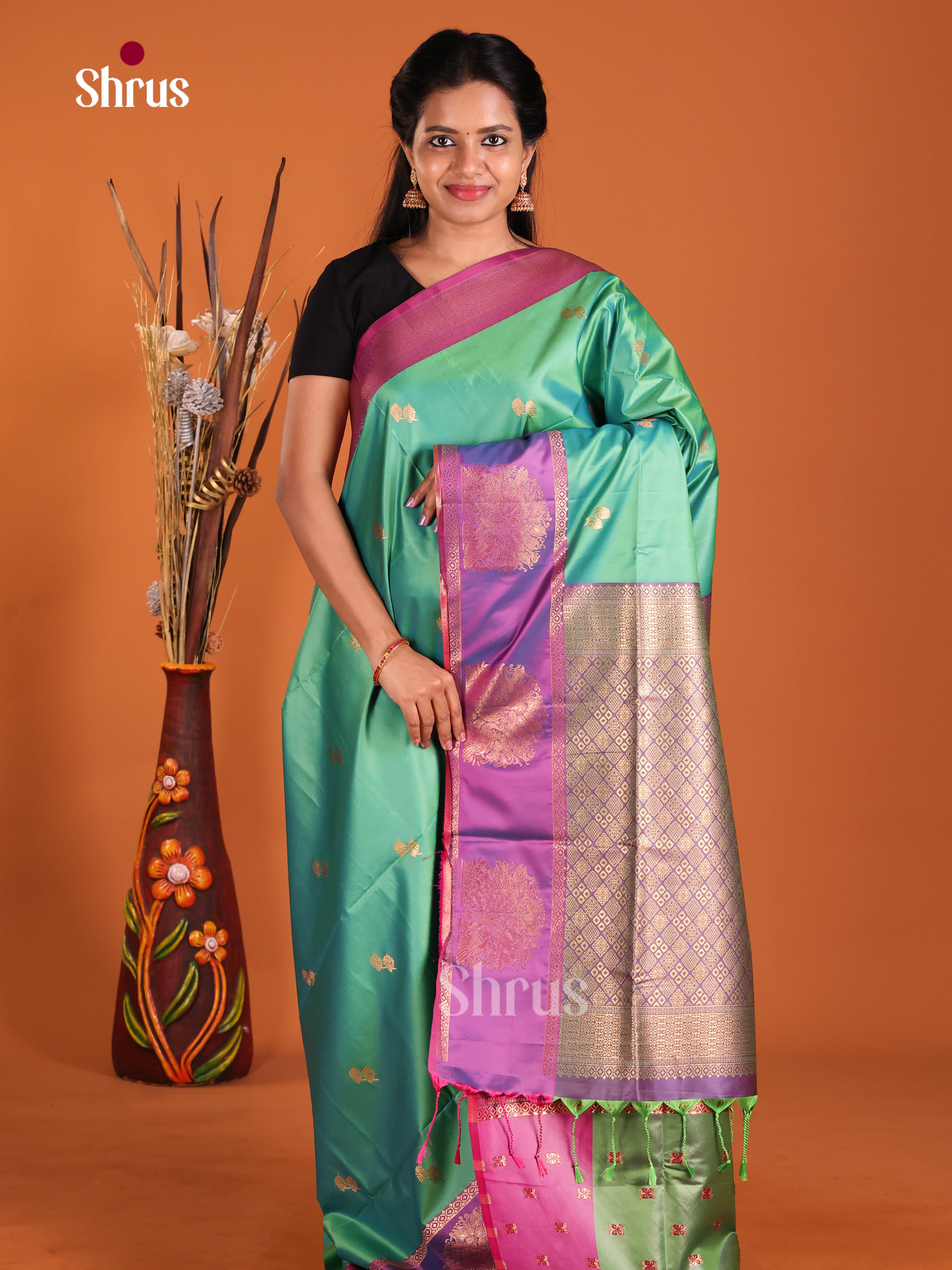 DIS12013 - Semi Softsilk Saree