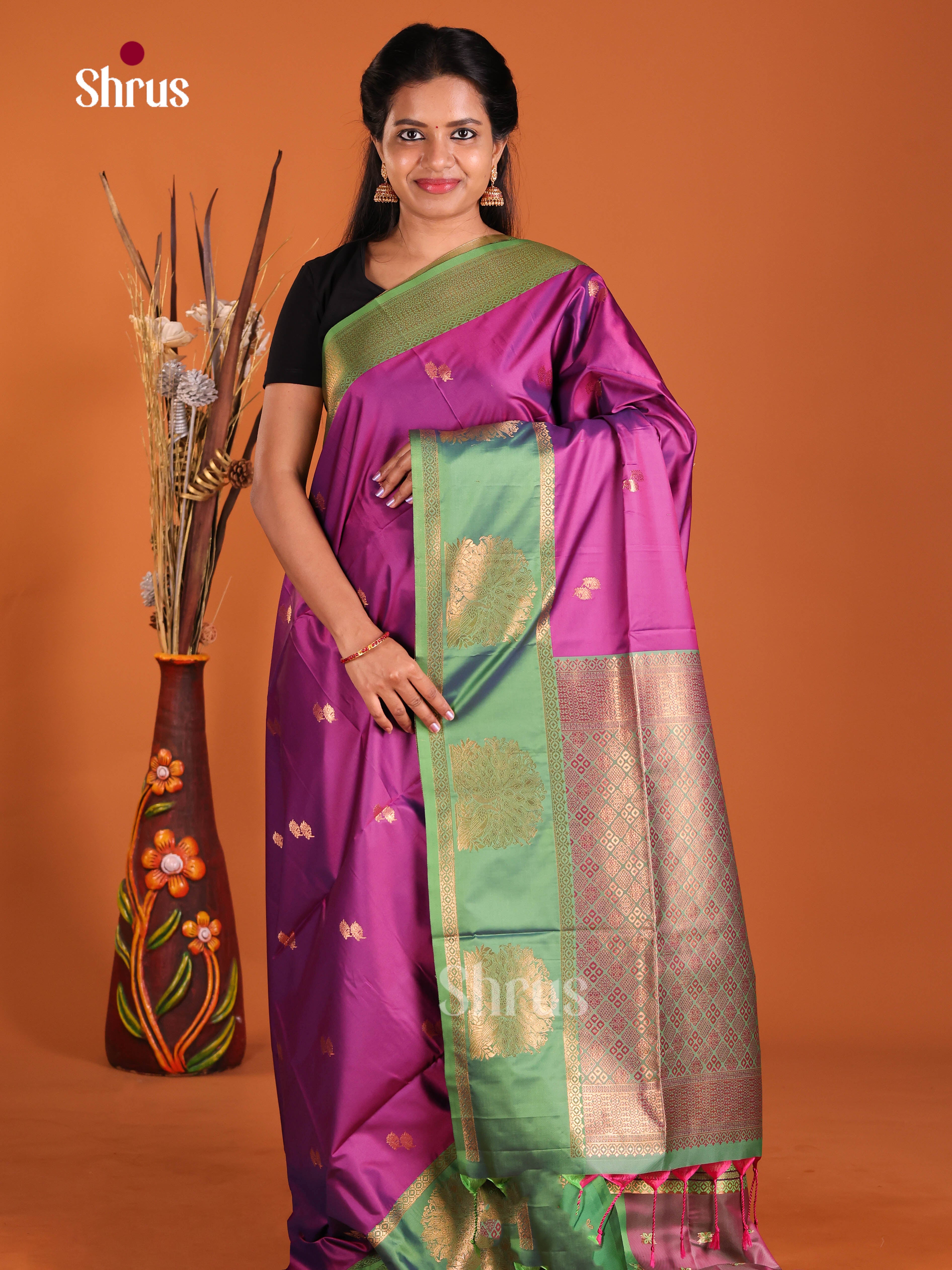 DIS12014 - Semi Softsilk Saree