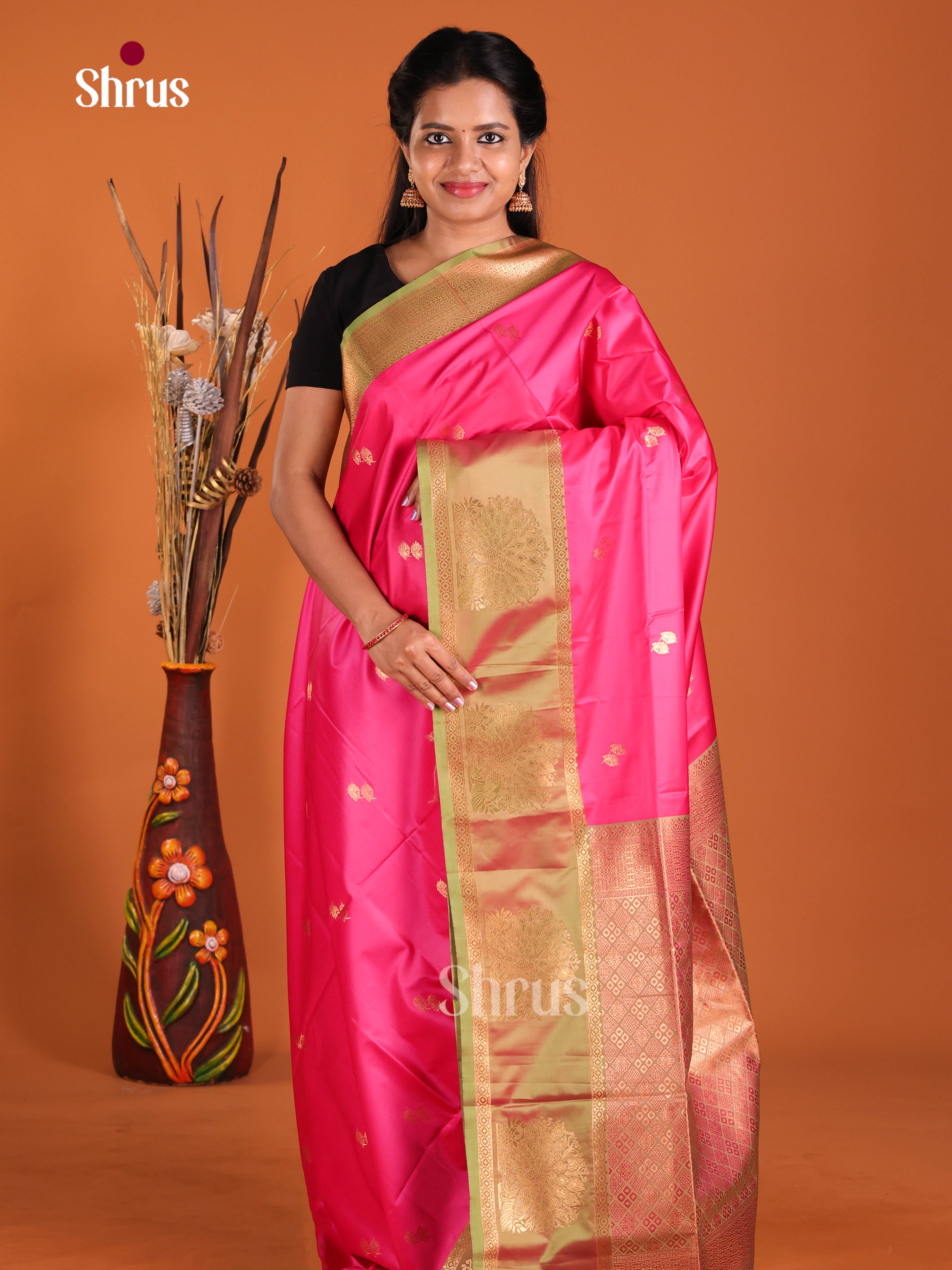 DIS12015 - Semi Softsilk Saree