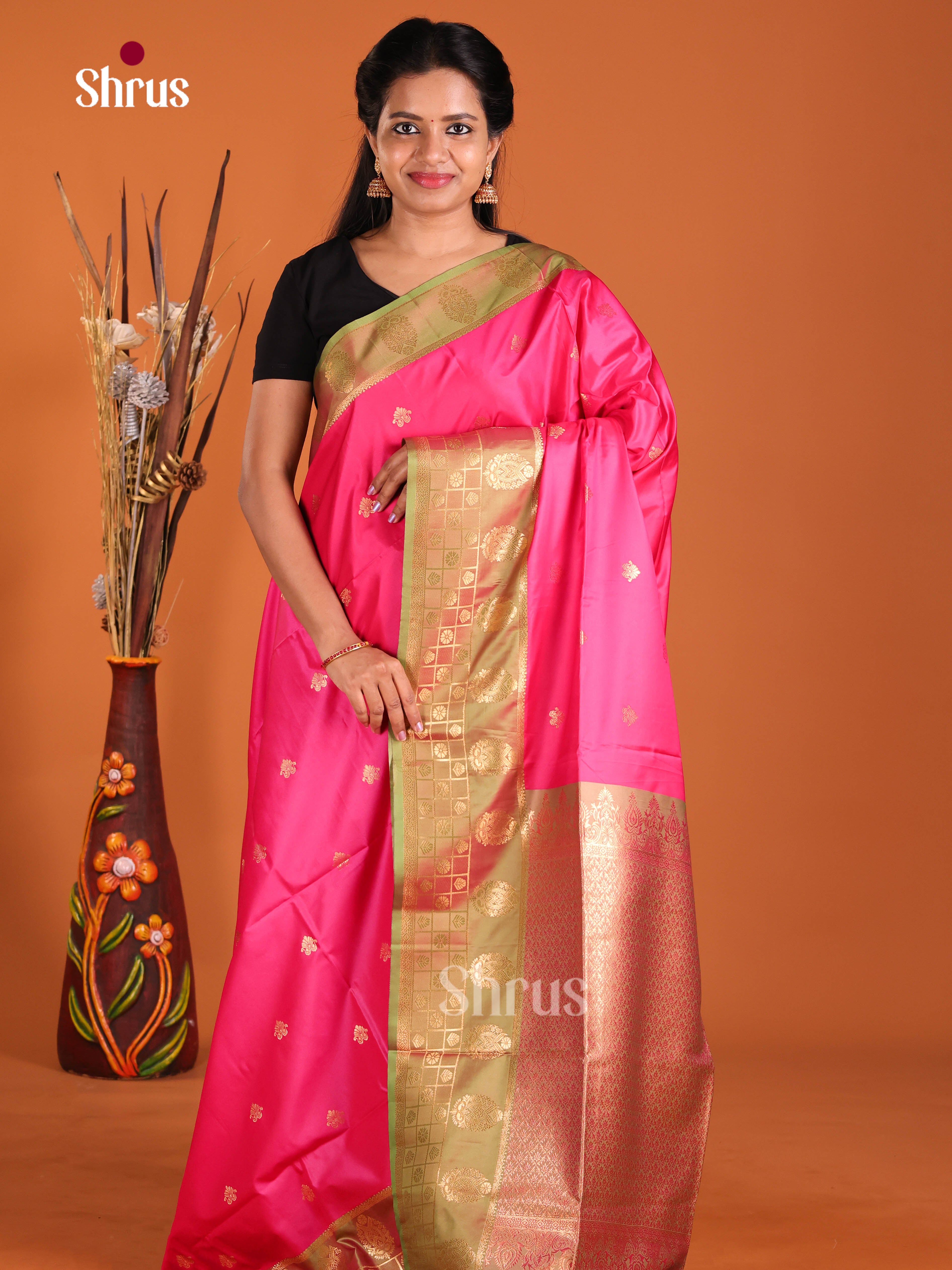 DIS12017 - Semi Softsilk Saree