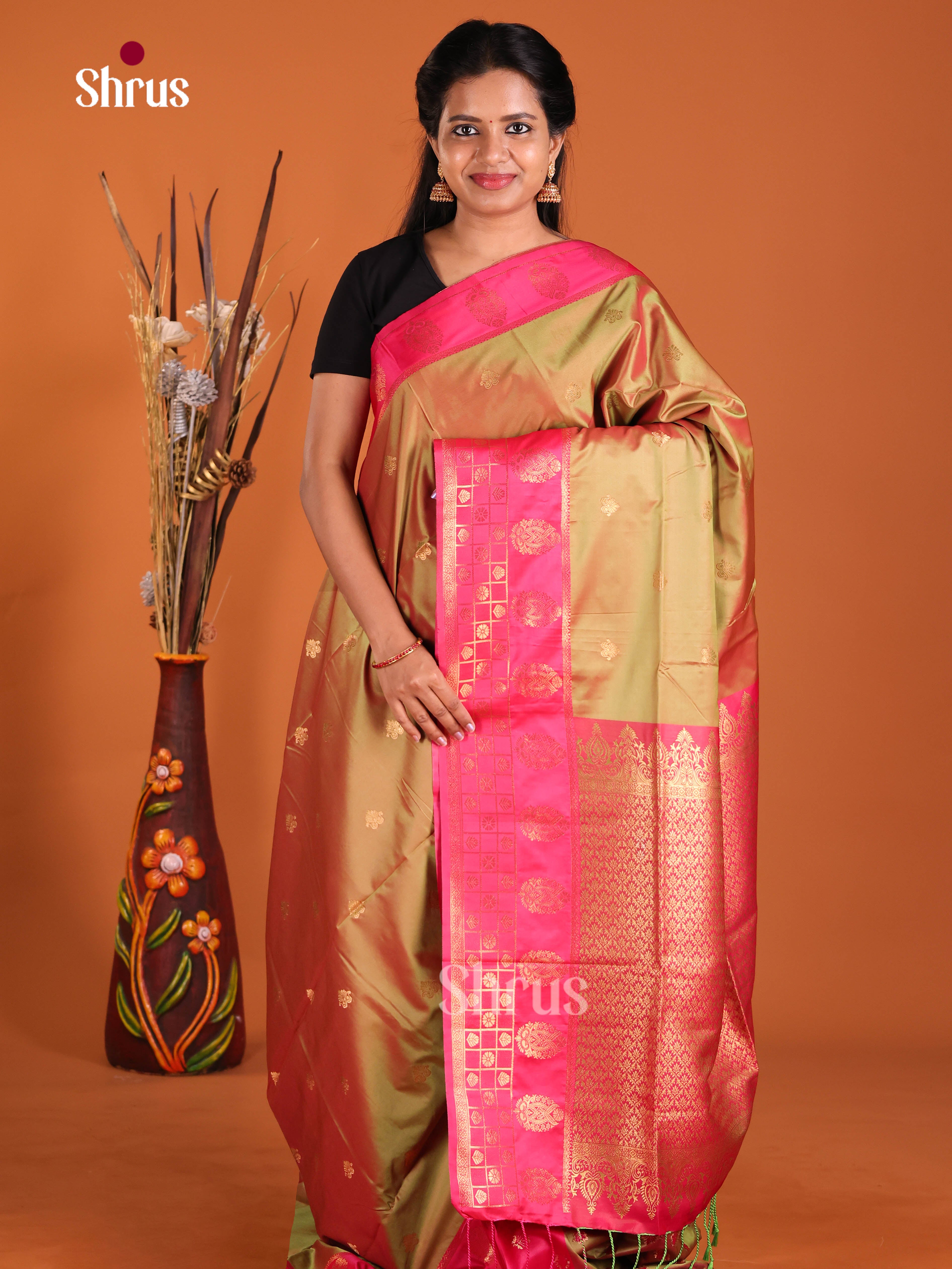 DIS12018 - Semi Softsilk Saree