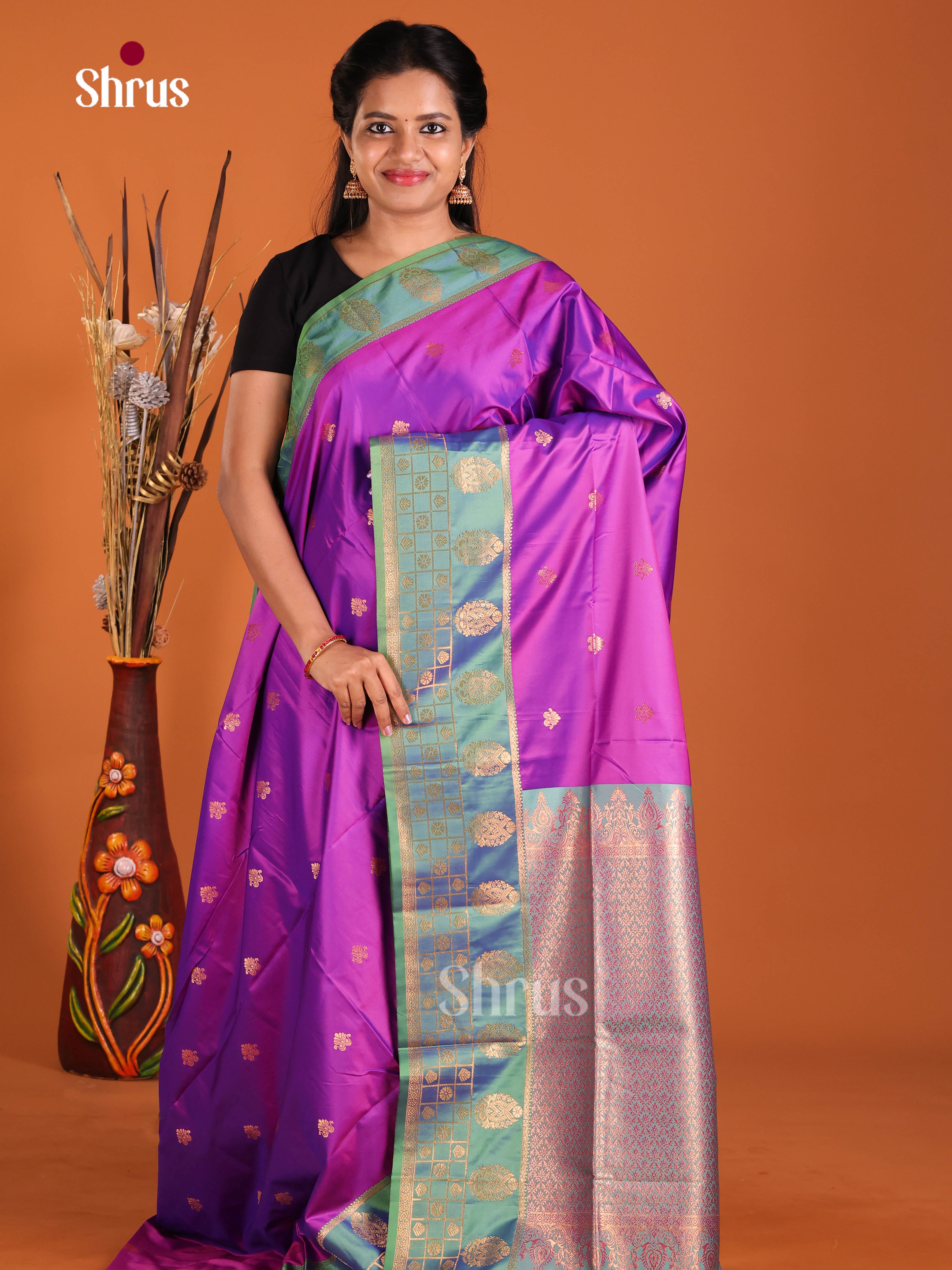 DIS12019 - Semi Softsilk Saree