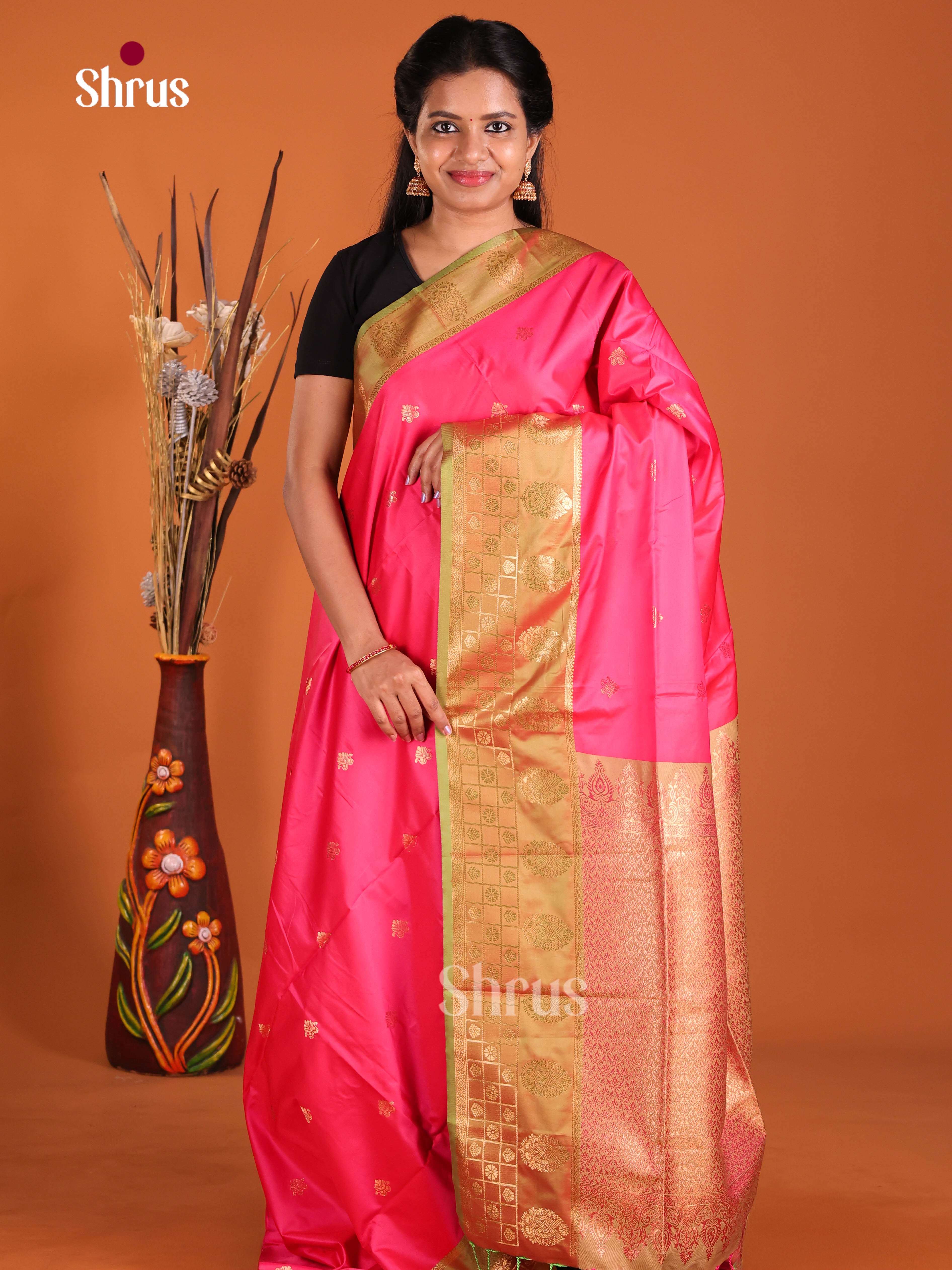 DIS12020 - Semi Softsilk Saree