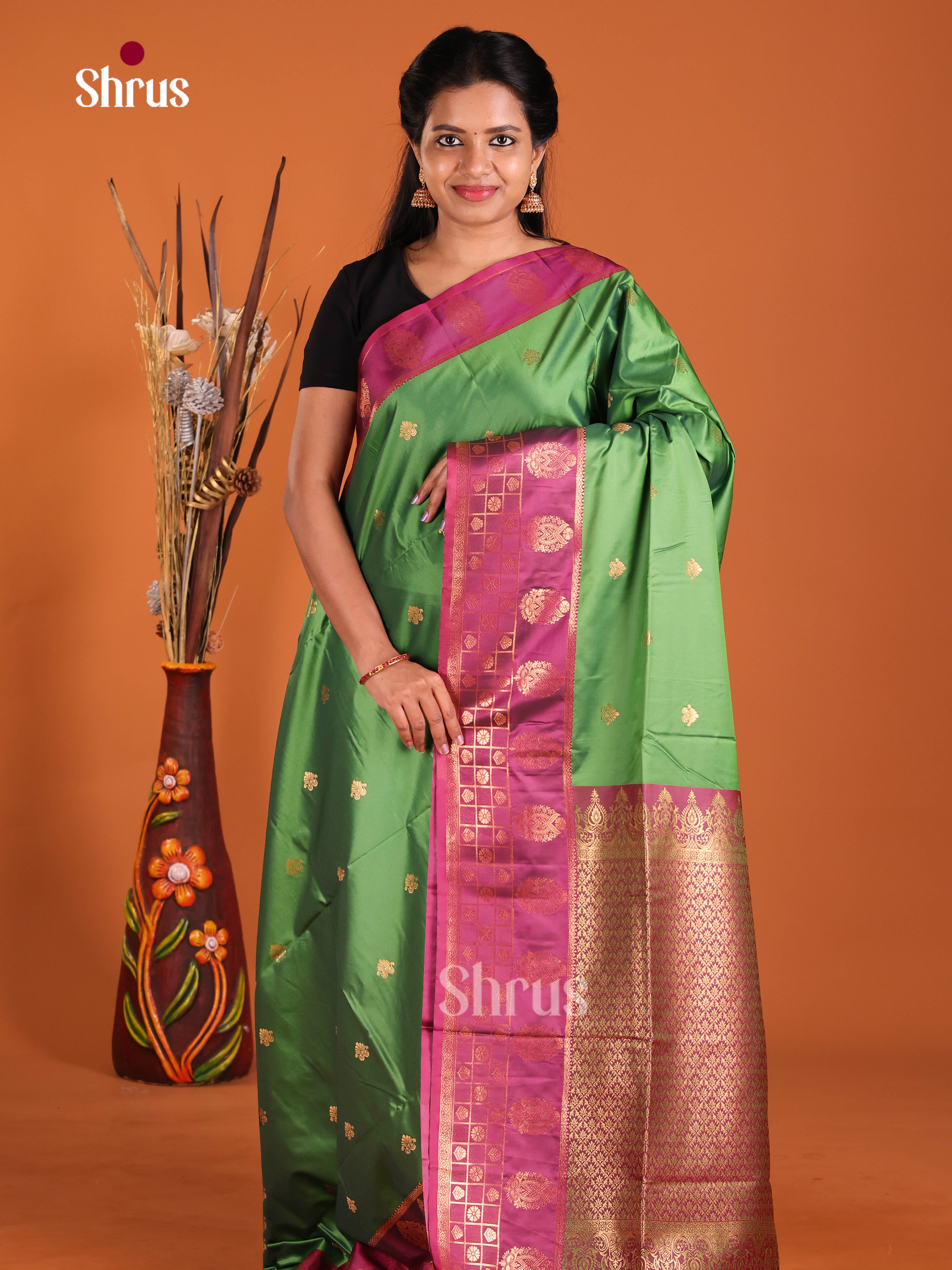 DIS12021 - Semi Softsilk Saree