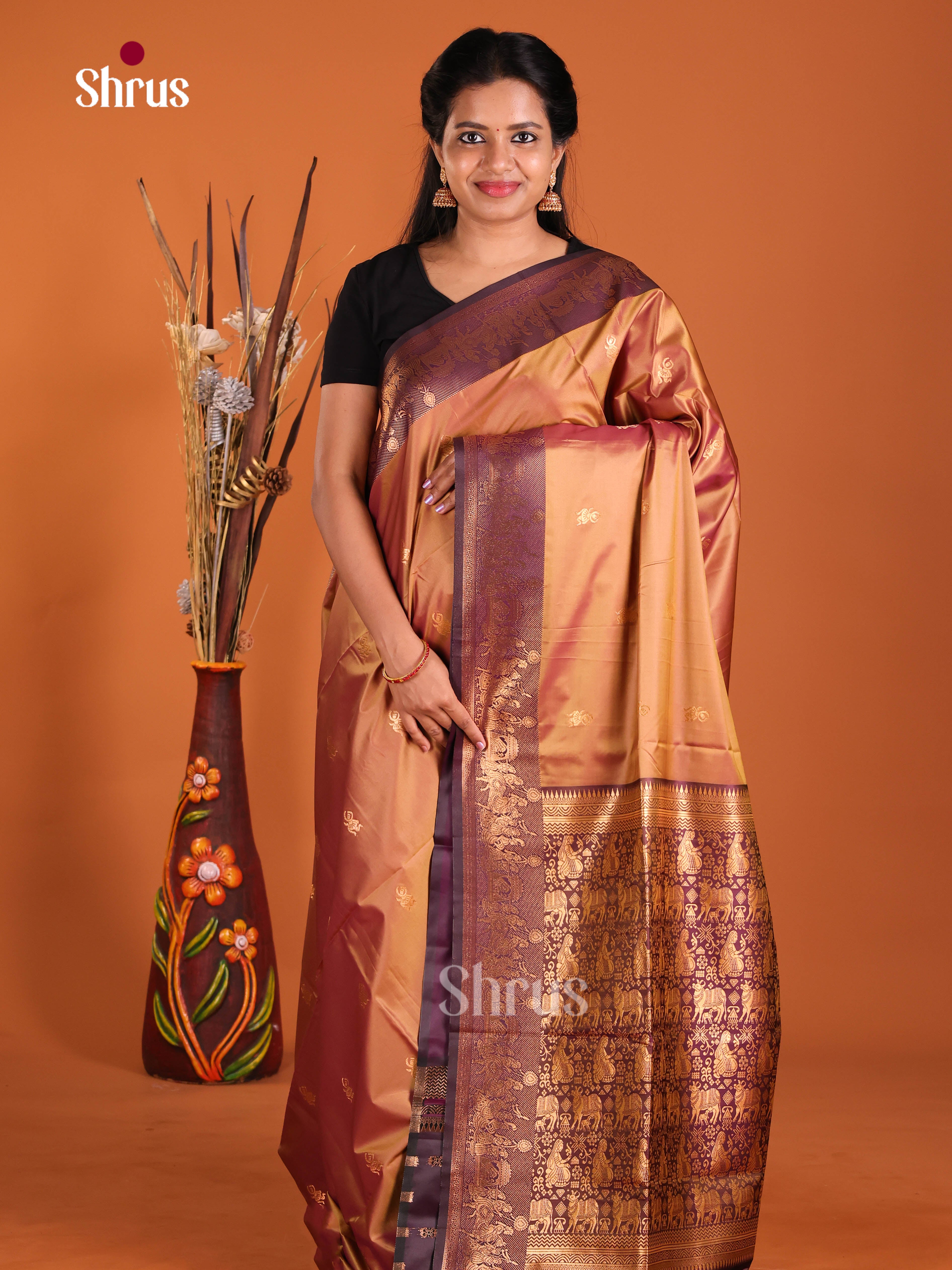 DIS12032 - Semi Softsilk Saree