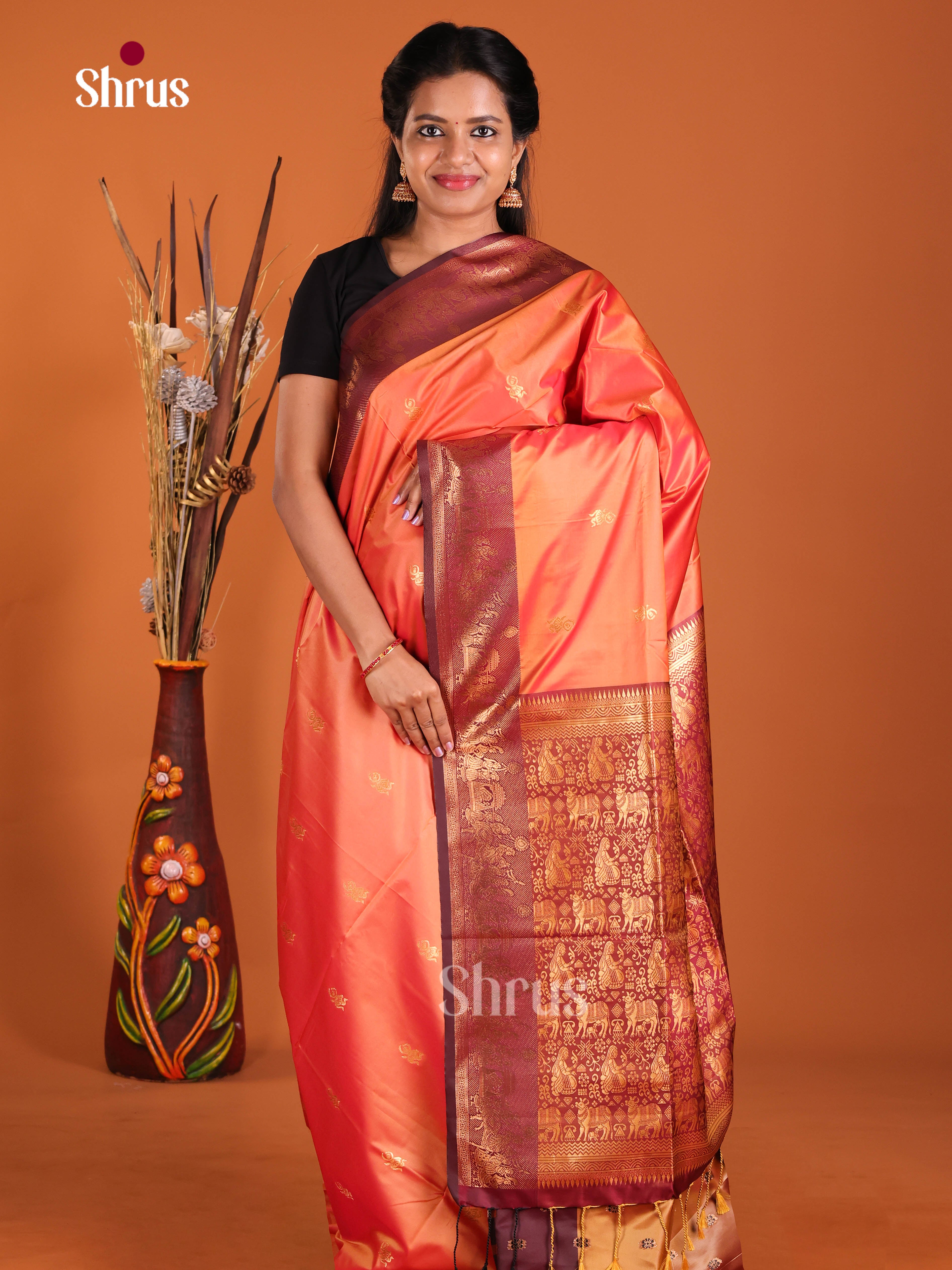DIS12033 - Semi Softsilk Saree