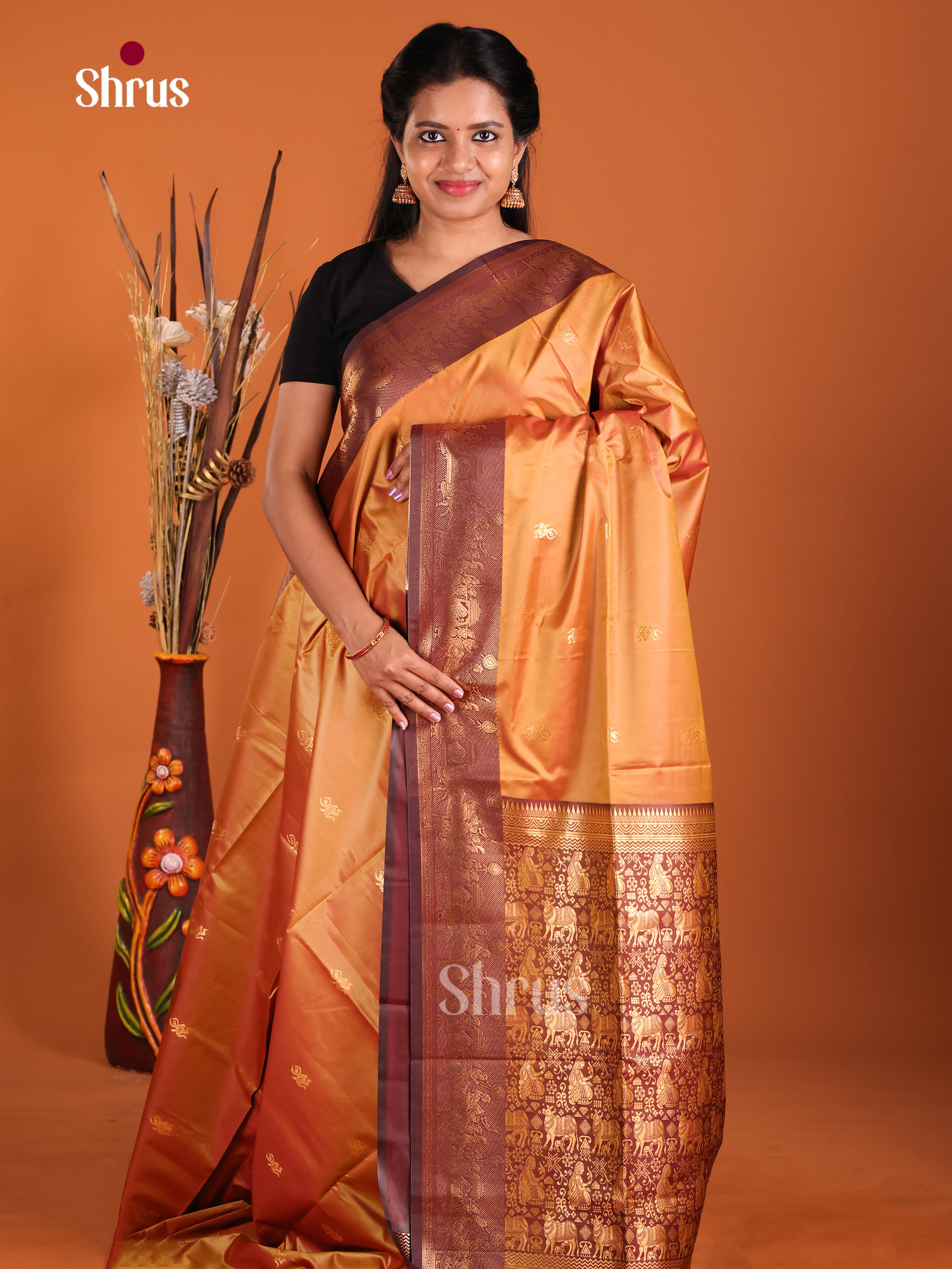 DIS12034 - Semi Softsilk Saree