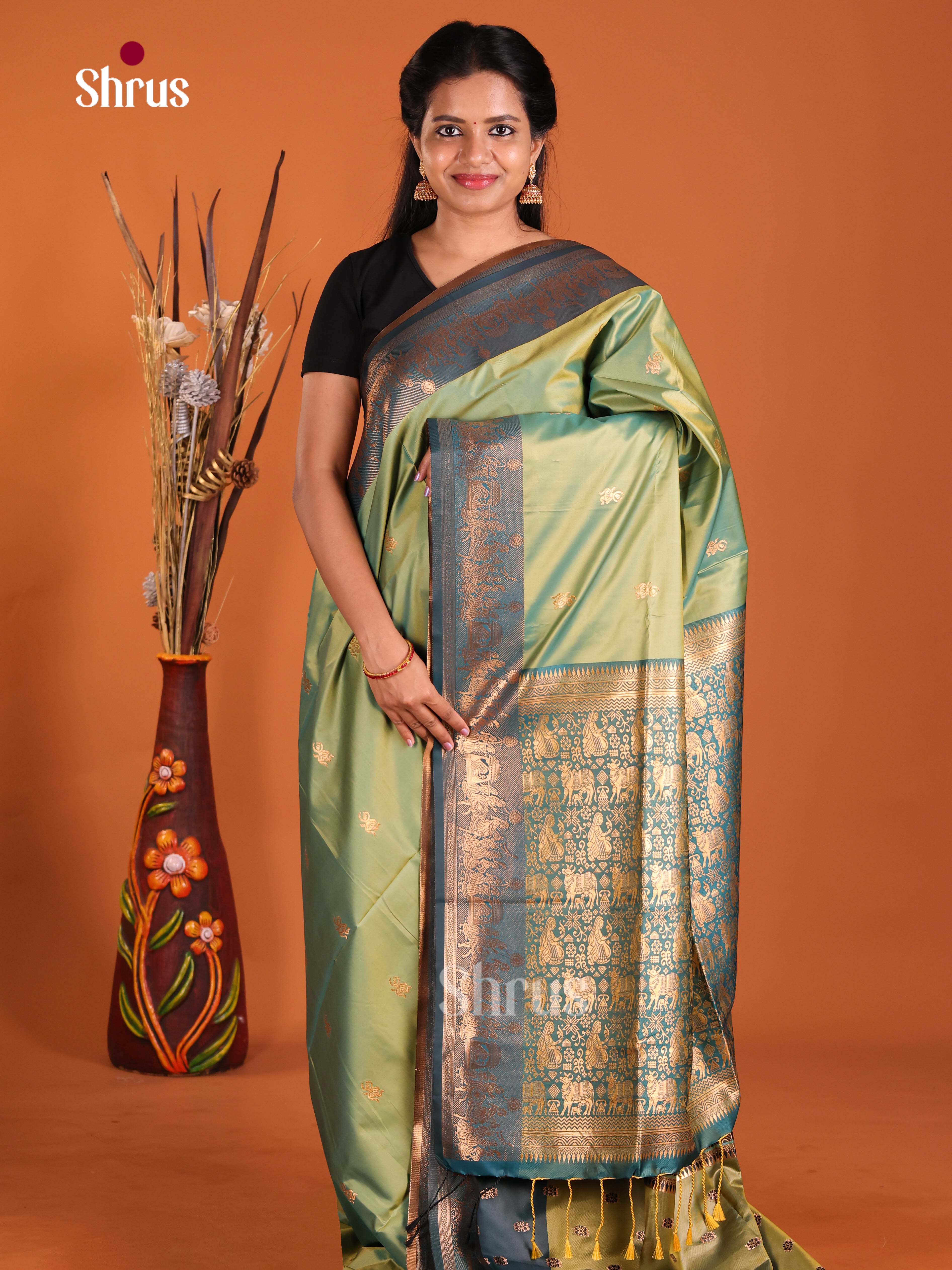 DIS12037 - Semi Softsilk Saree