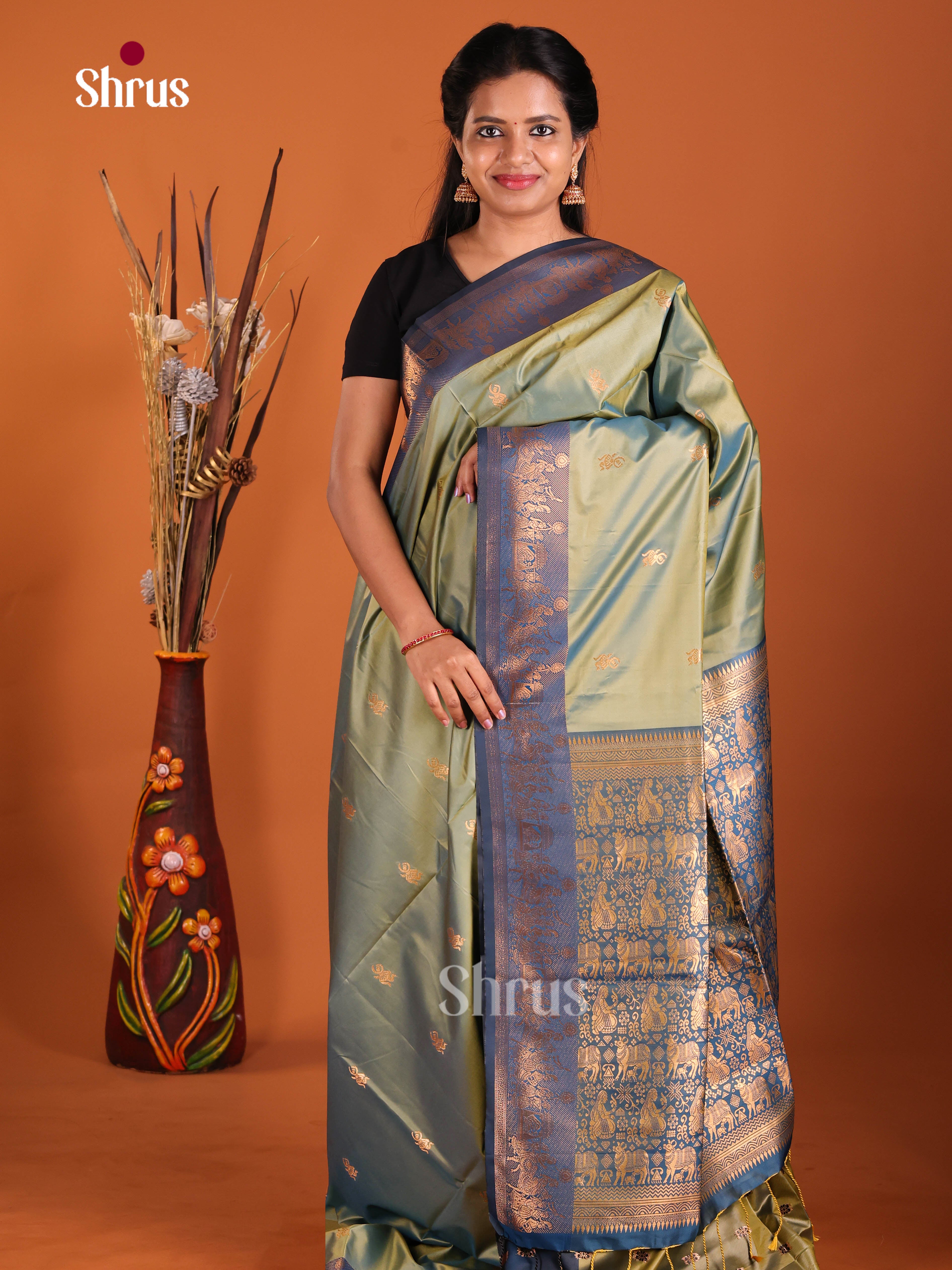 DIS12038 - Semi Softsilk Saree