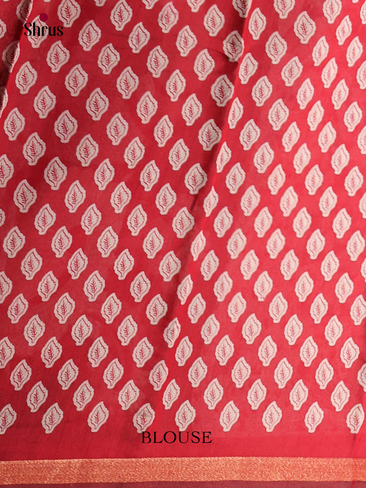 Green & Red - Art Modal Saree - Shop on Shrus.com