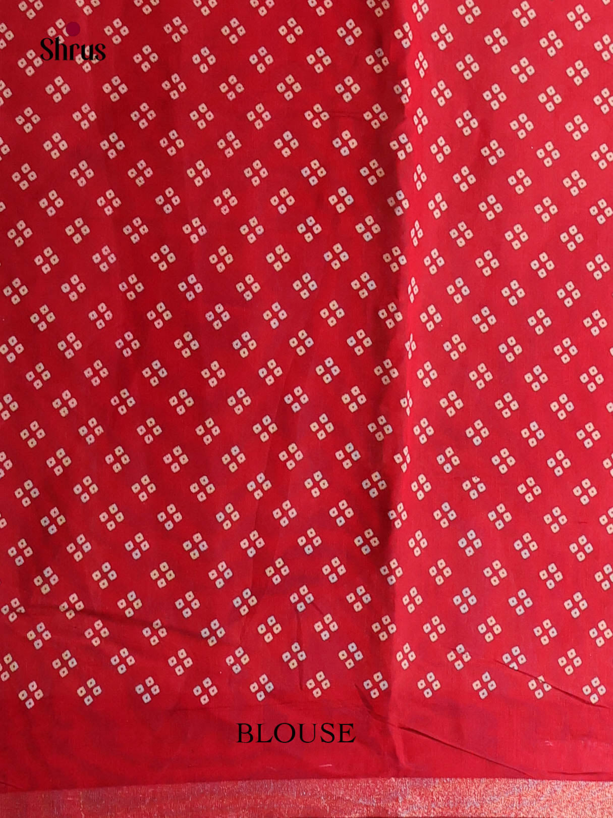 Blue & Red- Art Modal Saree