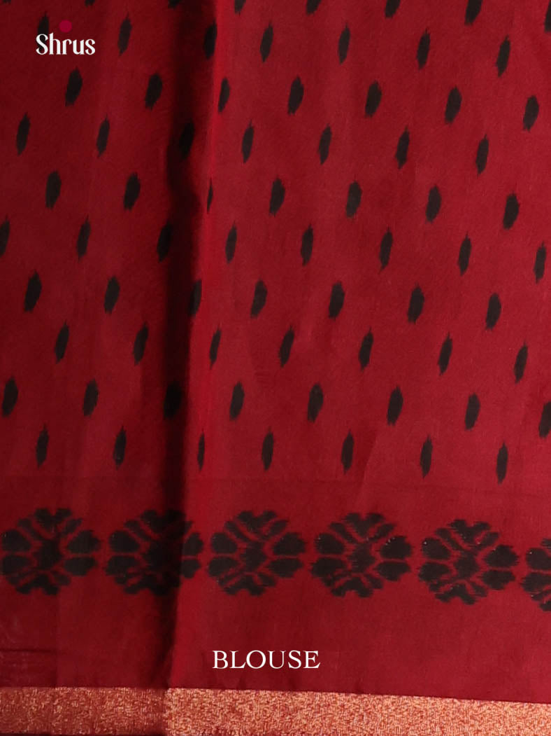 Black & Red - Art Modal Saree