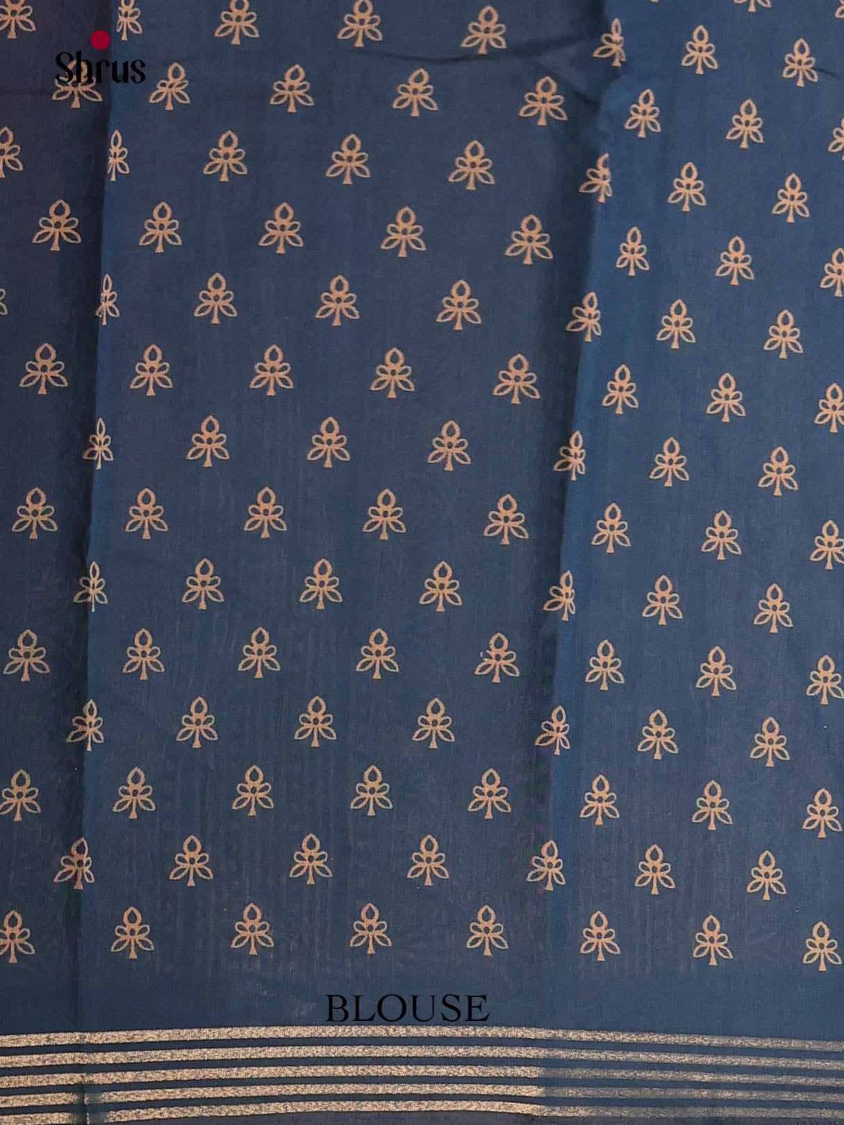 Purple & Blue- Art Modal Saree - Shop on Shrus.com