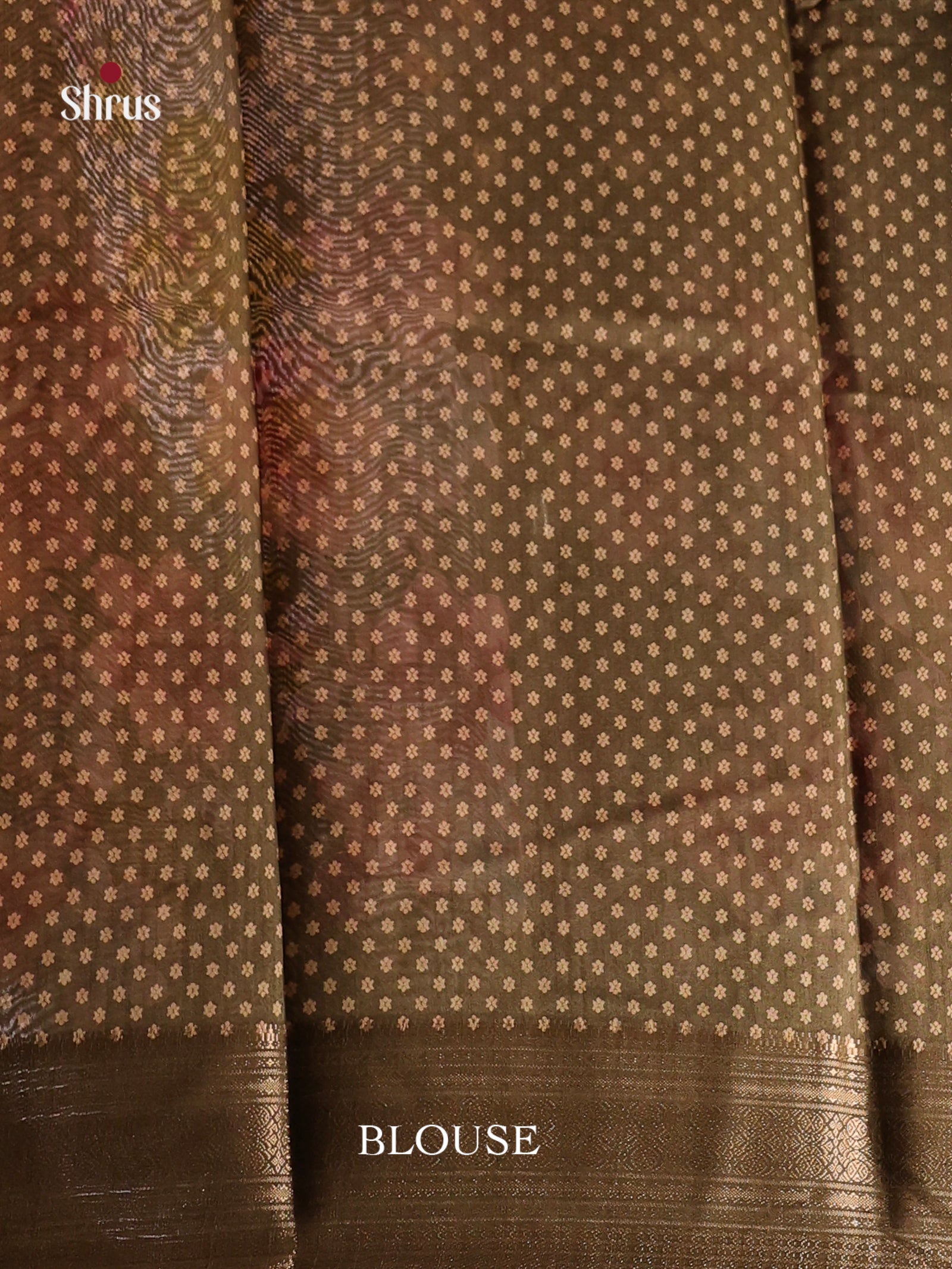 Green - Semi Crepe Saree - Shop on Shrus.com
