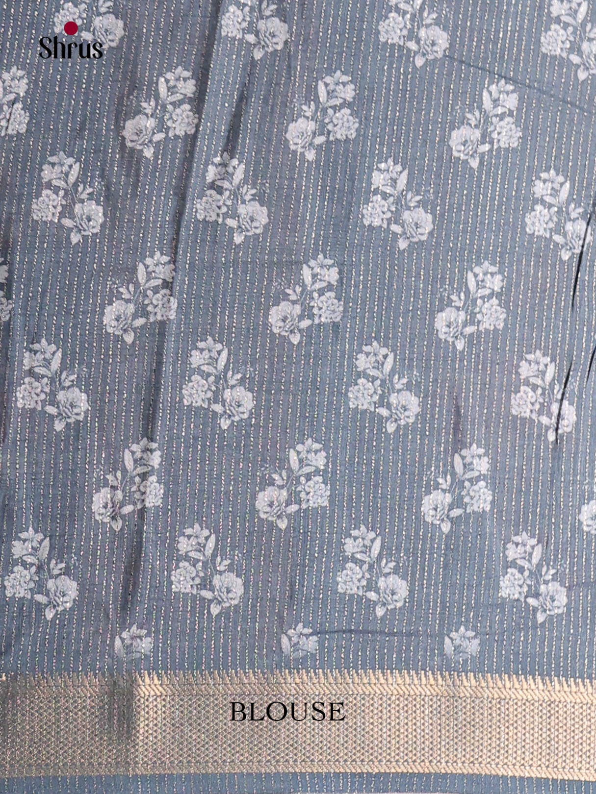 Blue - Semi Dola silk Saree